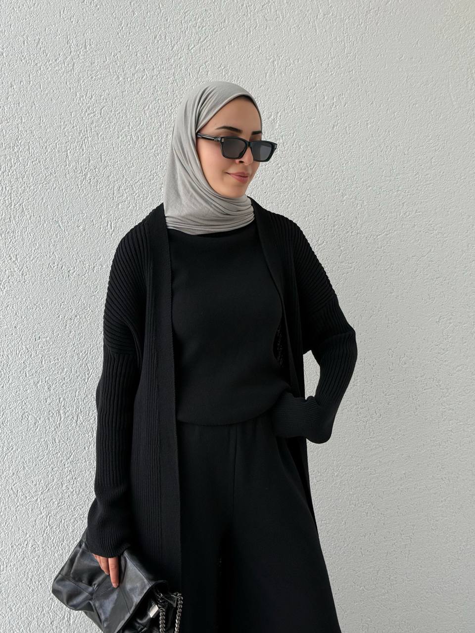 Üçlü Triko Takım T53 - Siyah