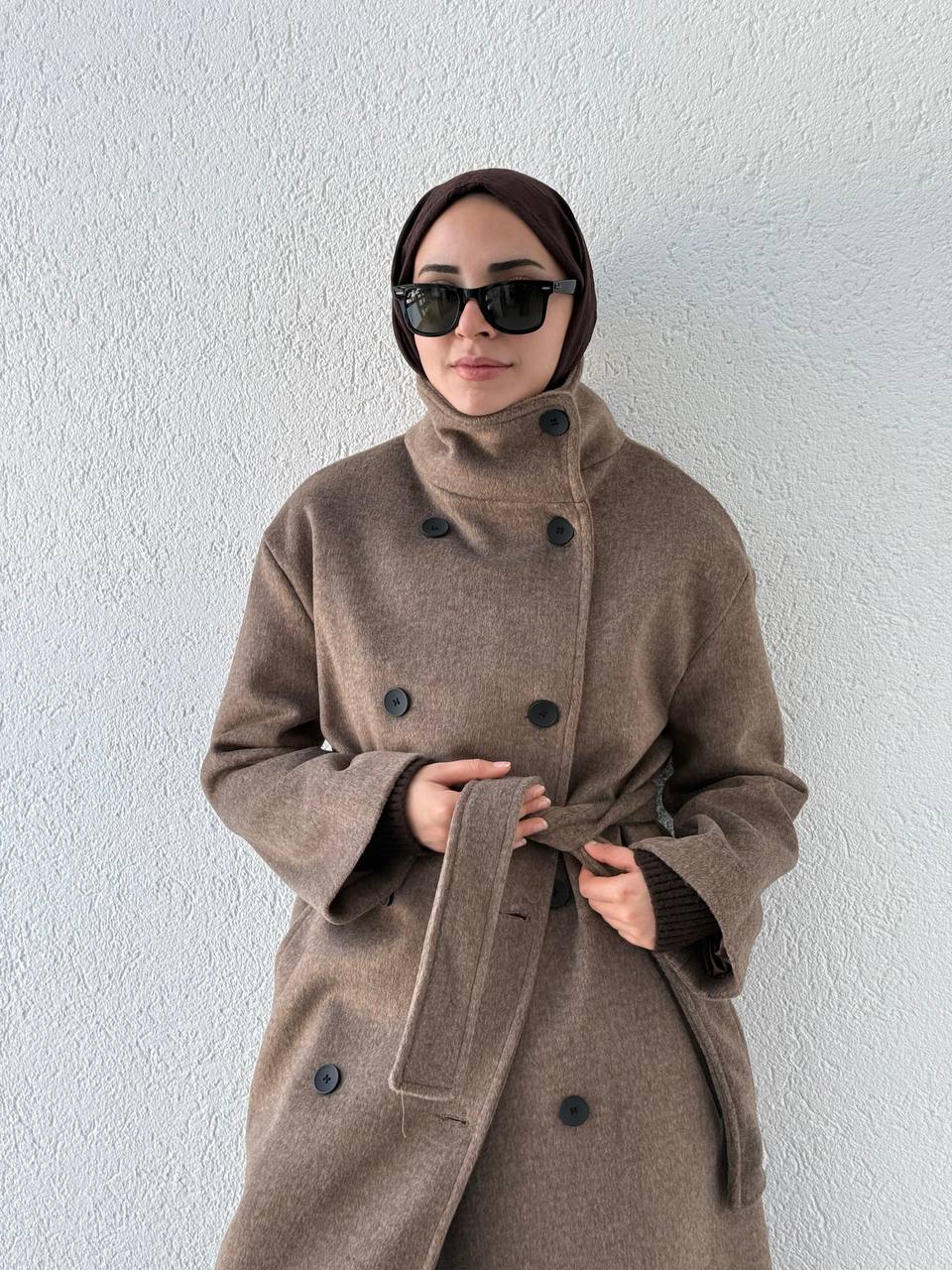 Dik Yaka Oversize Kaban  410051