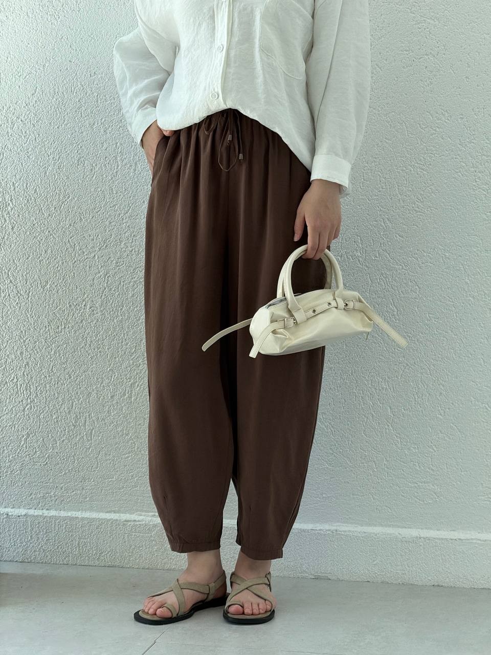 Modal Baggy Şalvar Pantolon 51106
