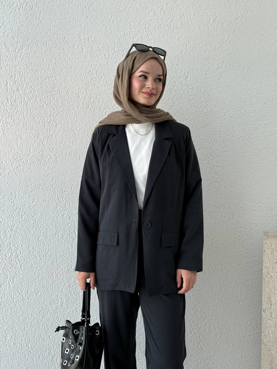 Tencel Ceketli Takım CNS 