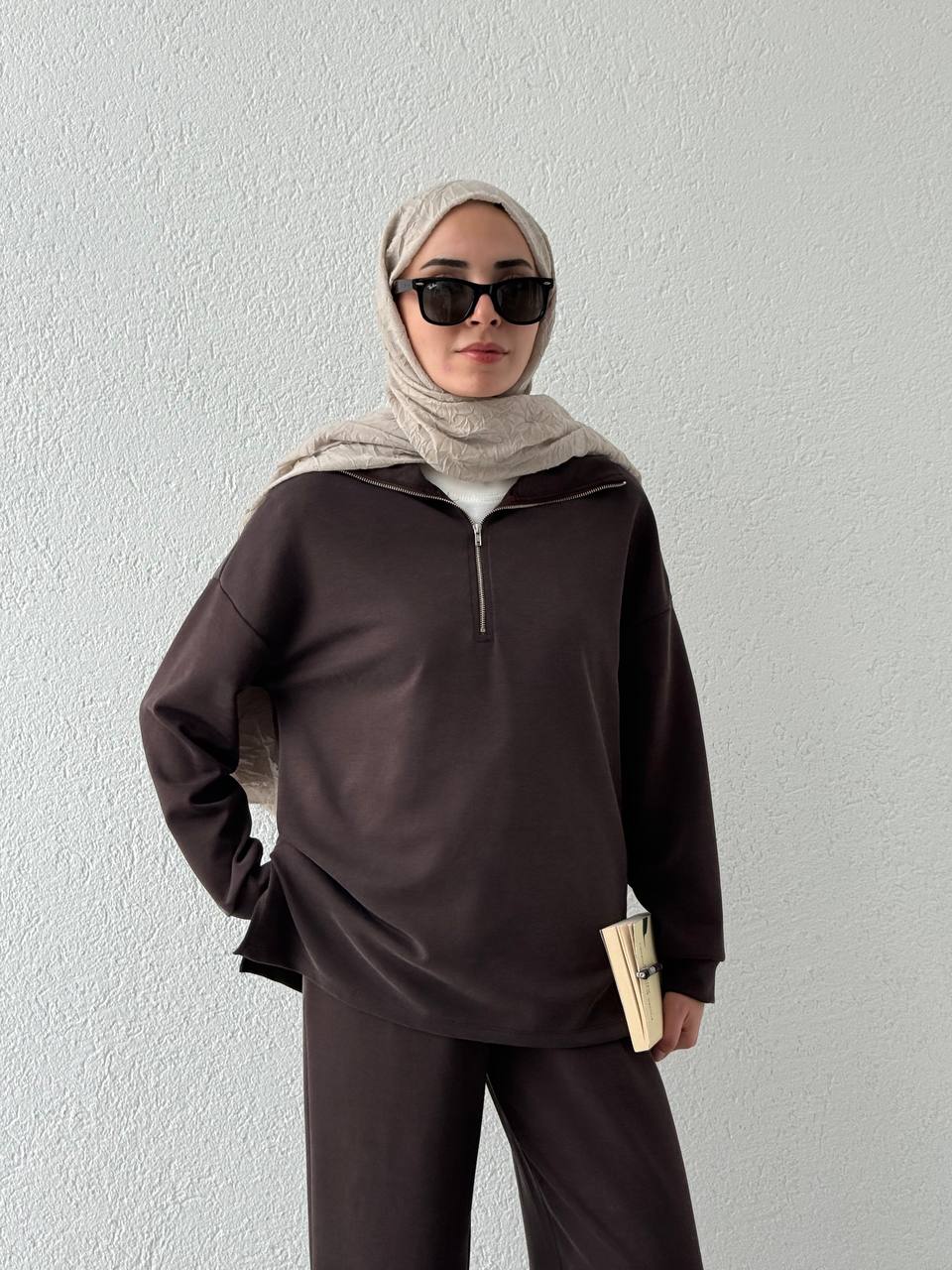 Polo Yaka Fermuarlı Oysho Takım 