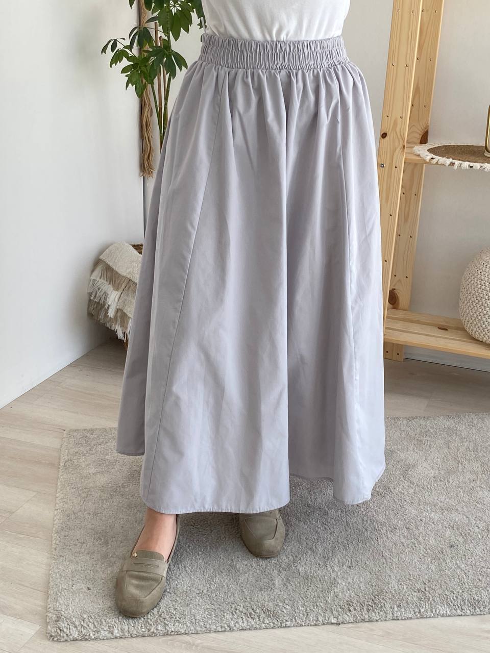 Poplin Etek 5017 - Gri