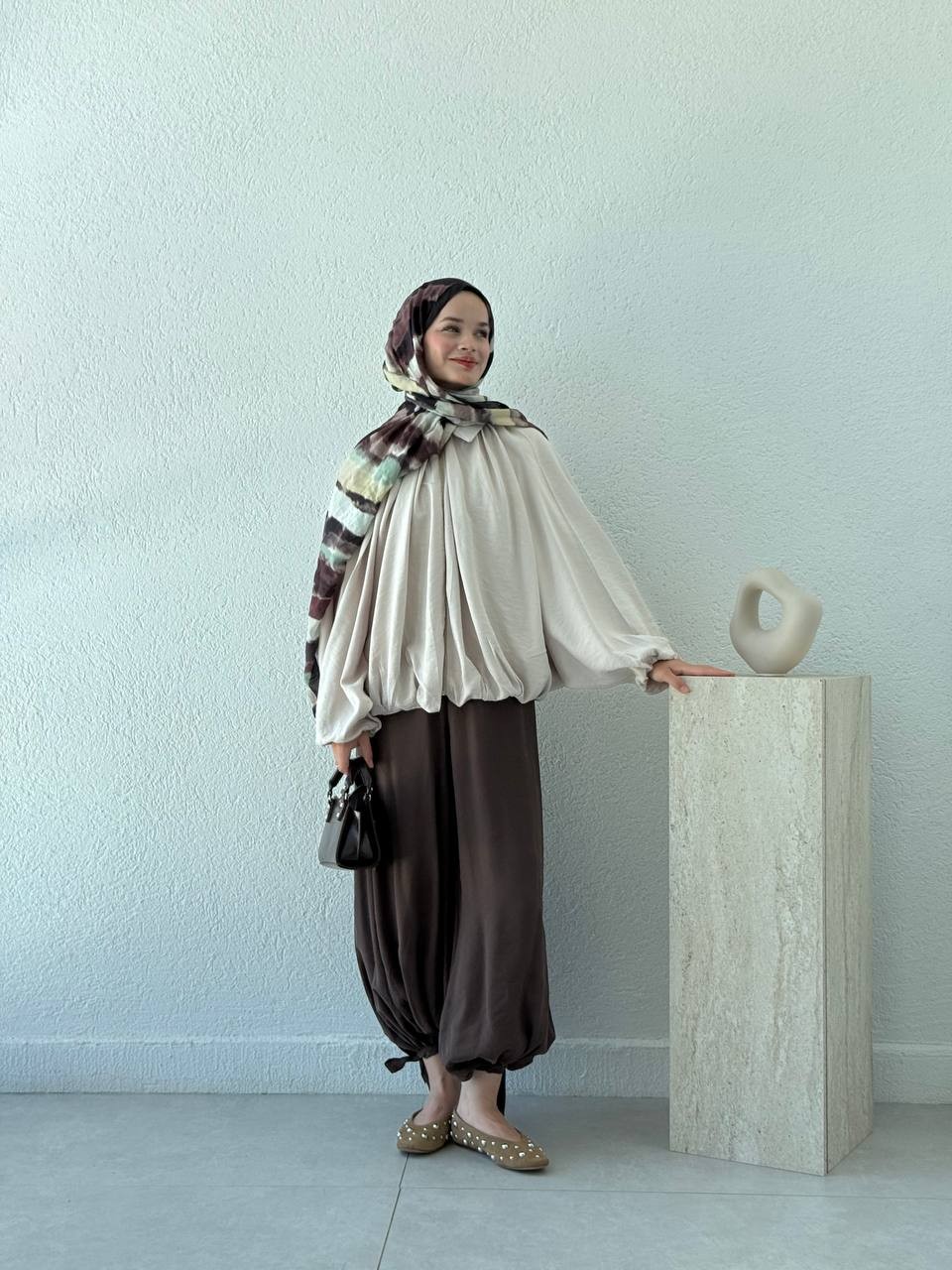 ZR Model Fermuarlı Tencel Ceket - Taş