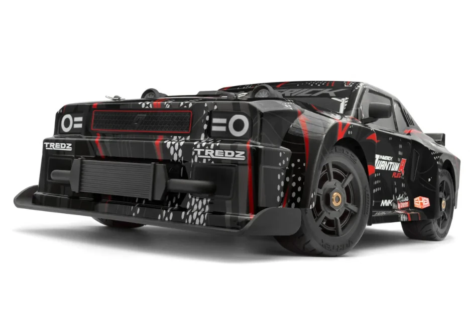 Maverick QuantumR FLUX 1/8 4WD Fırçasız Kaslı Araba Siyah/Kırmızı