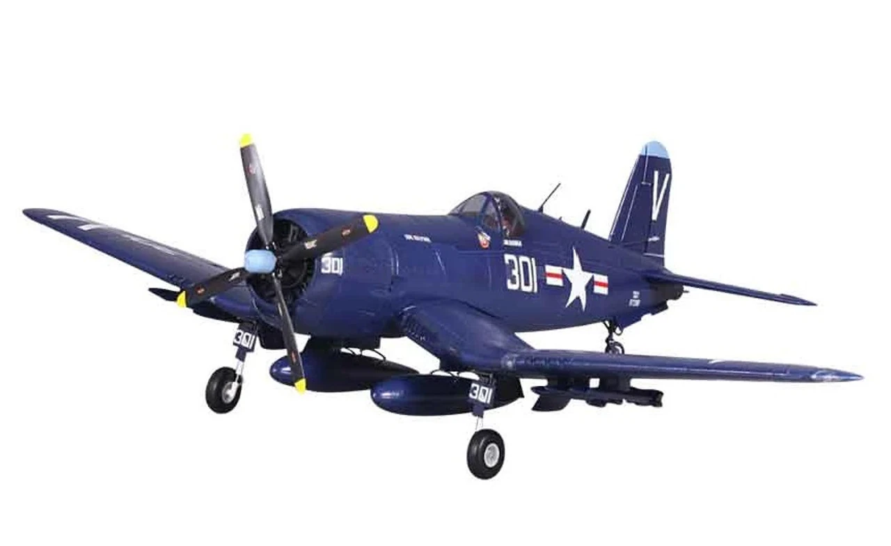 FMS 1400mm (55,1 inç) F4U Corsair Blue, Reflex V2 PNP ile