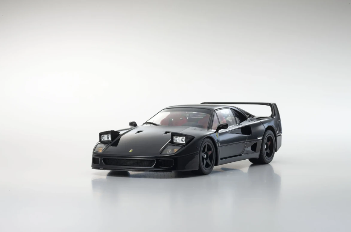 KYOSHO ORJİNAL 1/18 ölçekli Ferrari F40 Siyah