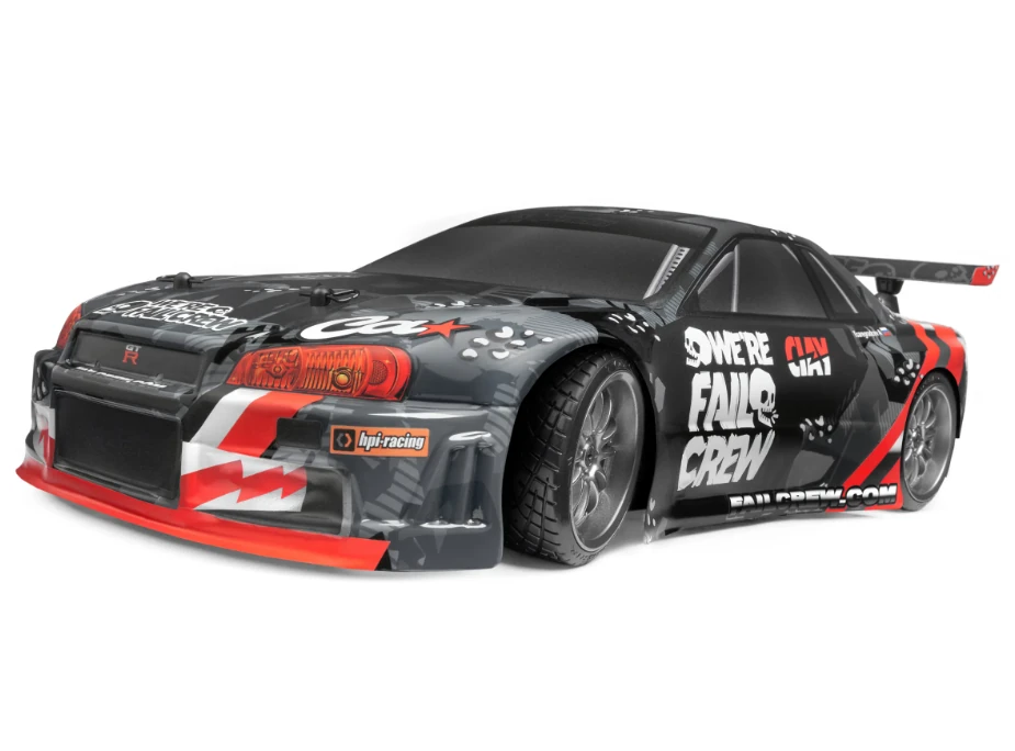 HPI E10 DRIFT FAIL CREW NISSAN SKYLINE R34 GT-R