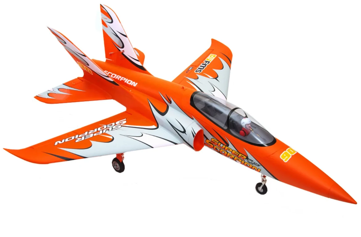 FMS EDF Jet 90mm Süper Akrep Turuncu Reflex V2, PNP