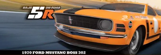 HPI Baja 5R 1970 Ford Mustang Boss 302 (koleksiyon)