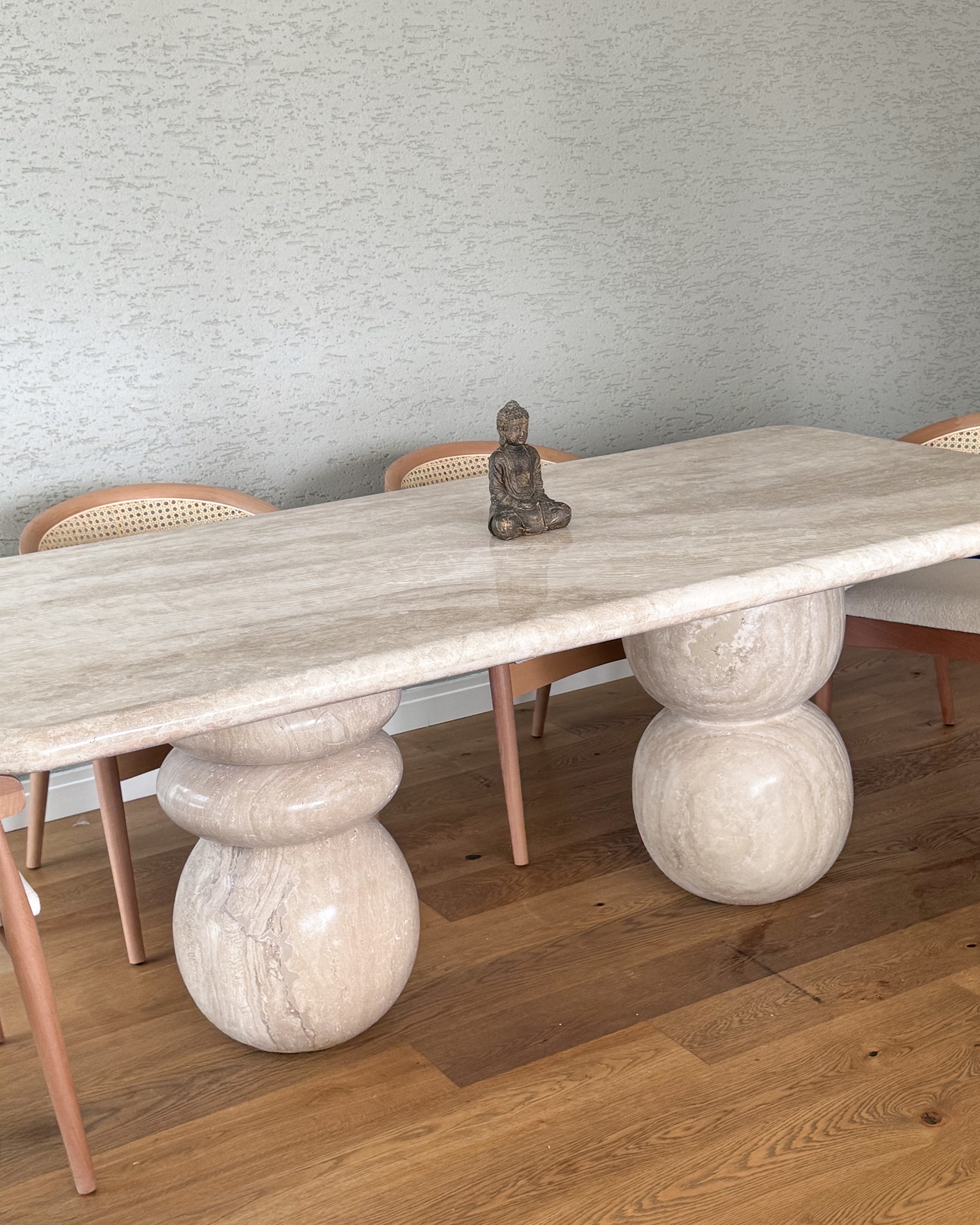 Travertin Esstisch Oval - Balance Stein