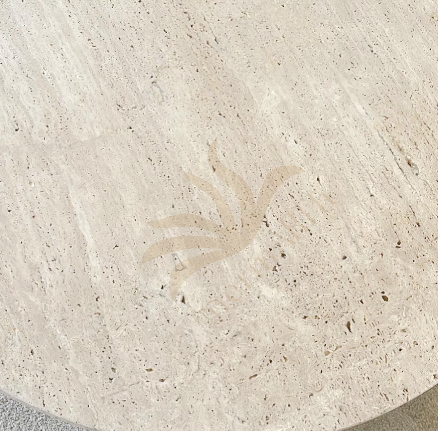 Travertin Esstisch - Orchidee