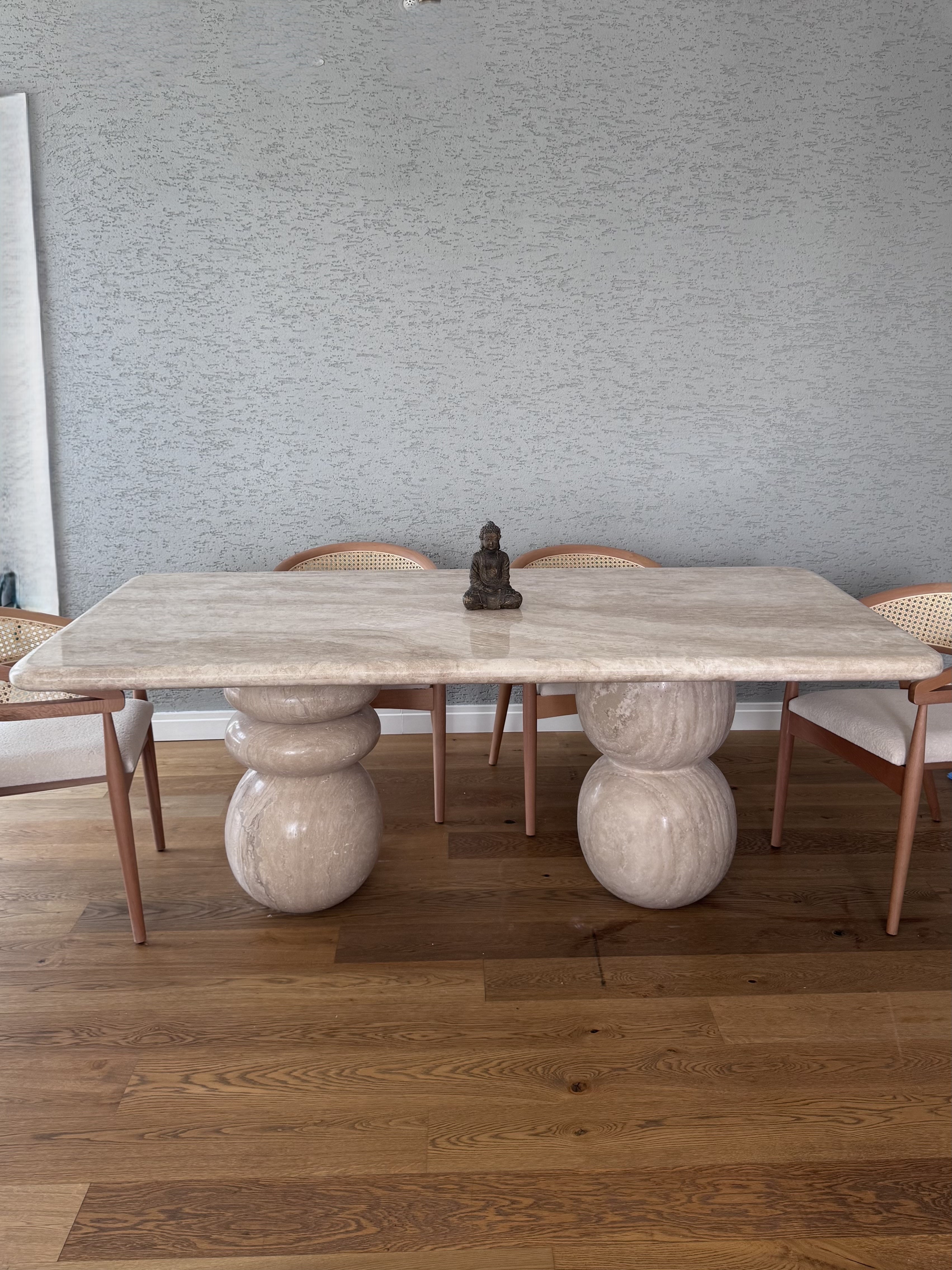 Travertin Esstisch Oval - Balance Stein