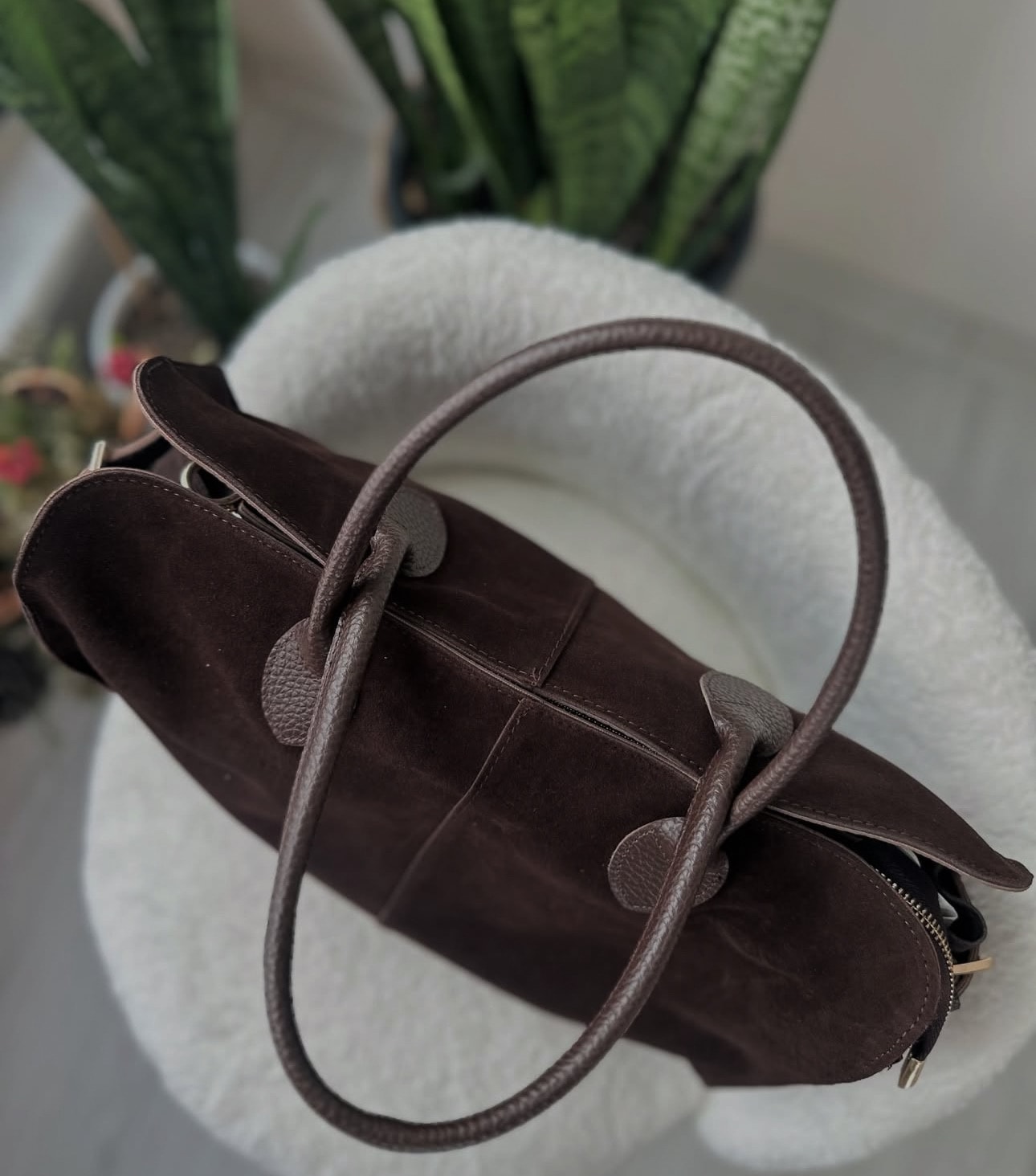 Büyük Less Bag %100 Leather