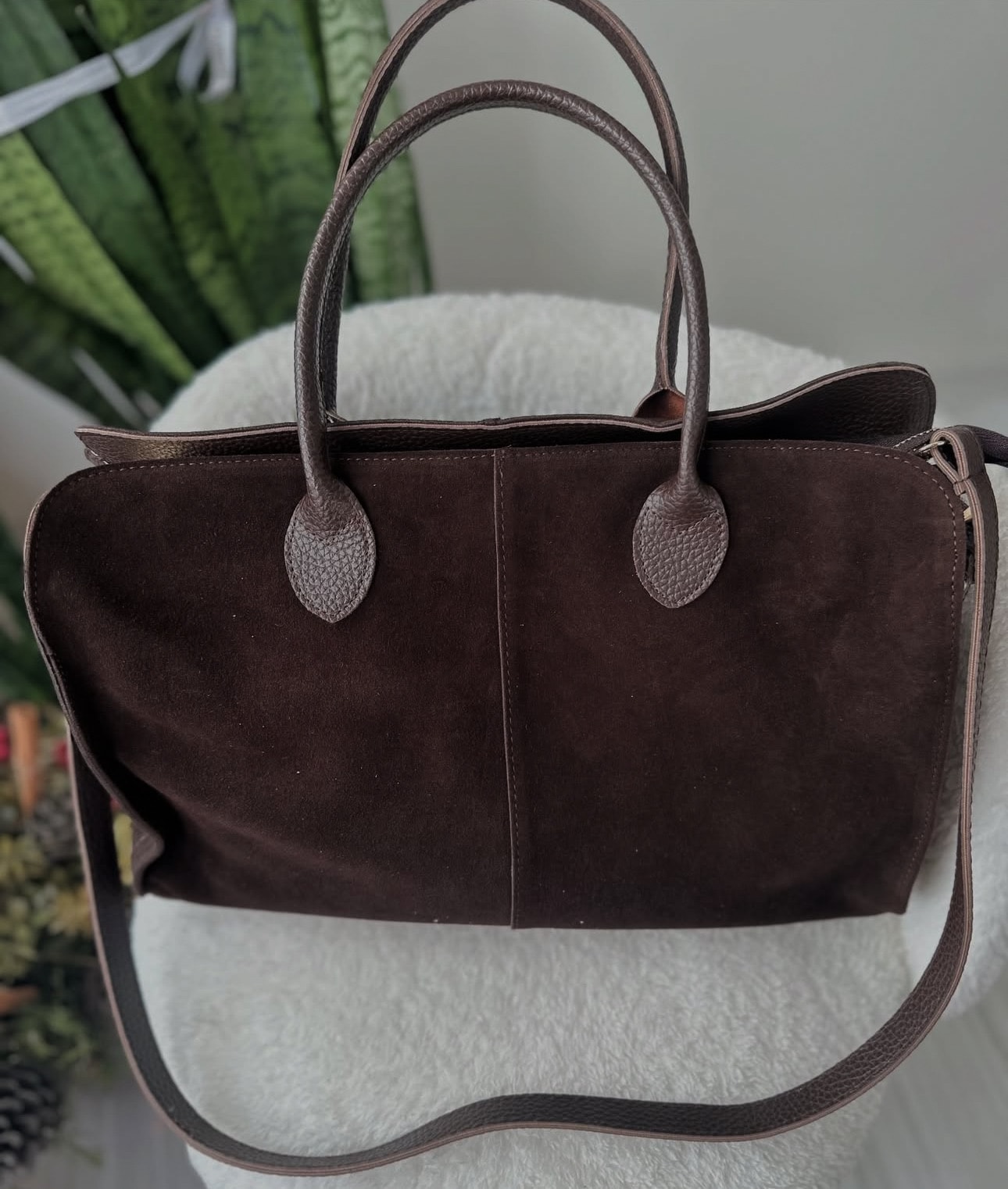 Büyük Less Bag %100 Leather