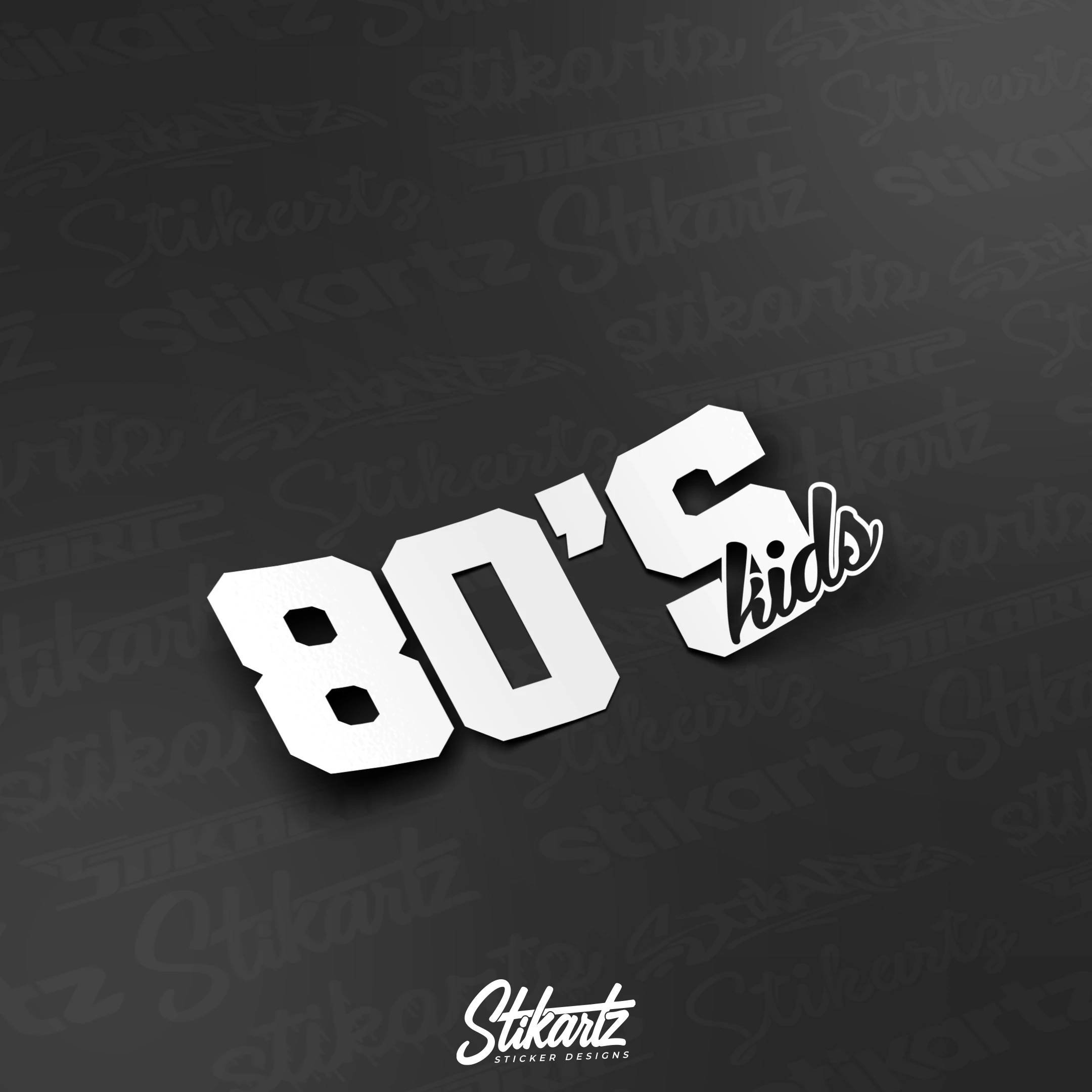 80's Kids Sticker
