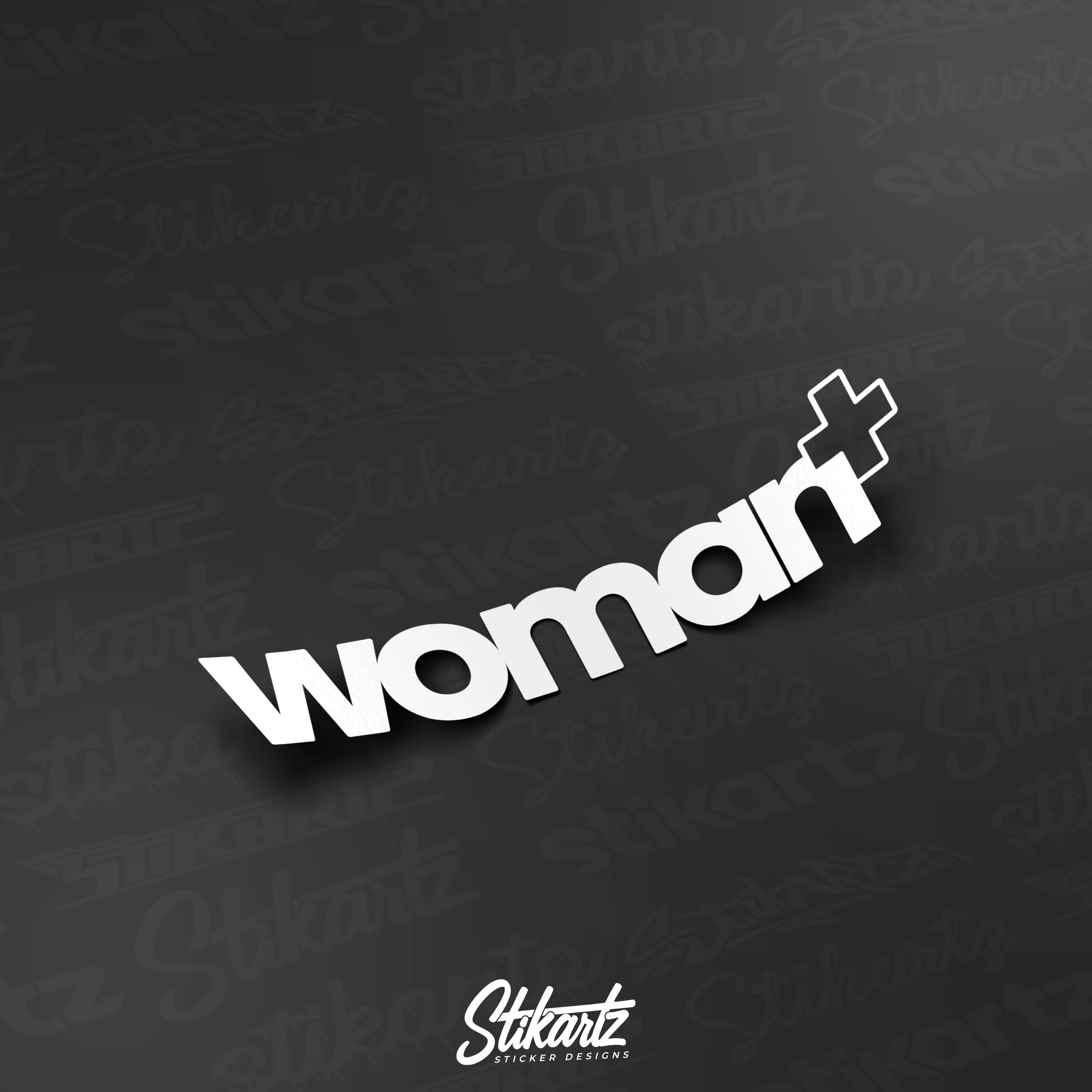 Woman Plus Sticker