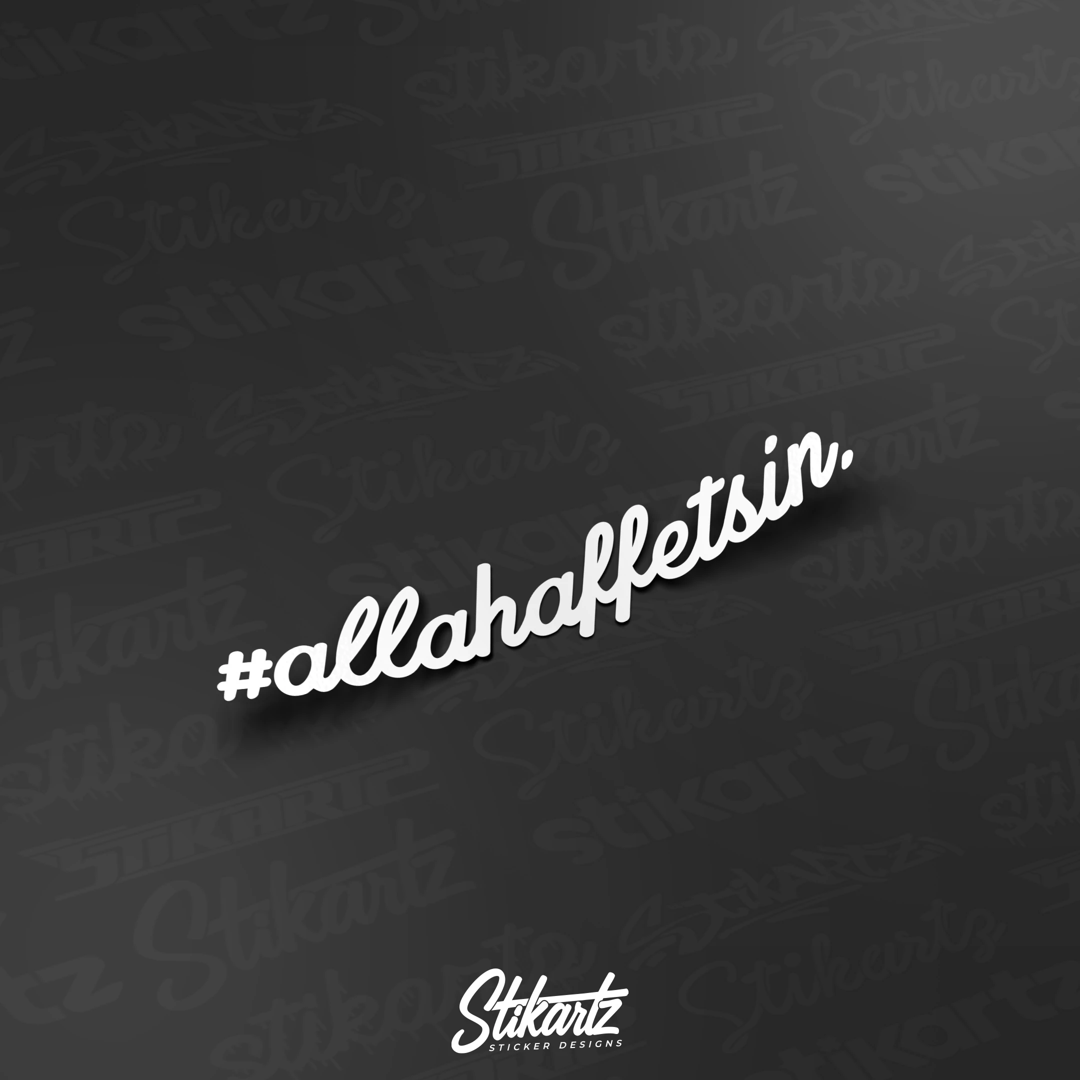 Allah Affetsin Sticker