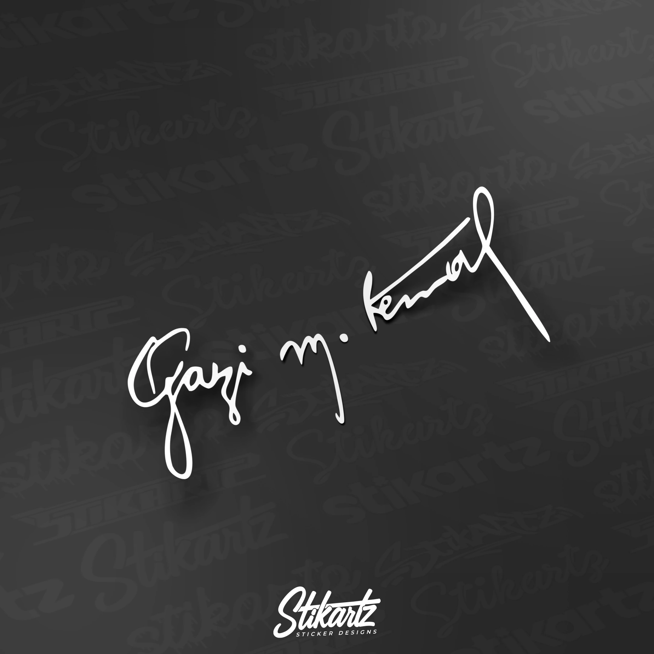 Gazi M. Kemal İmza Sticker