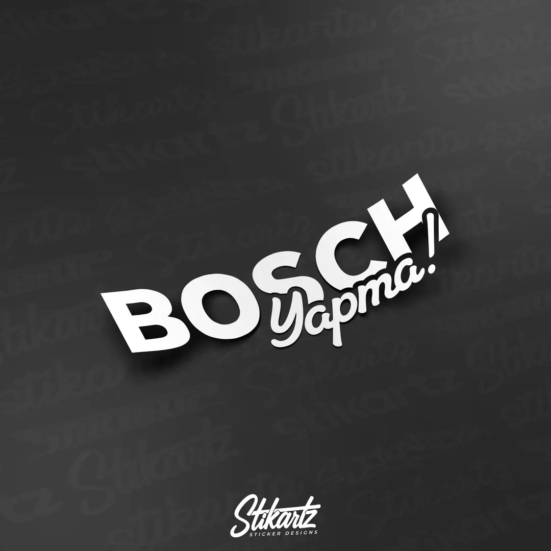 Bosch Yapma Sticker