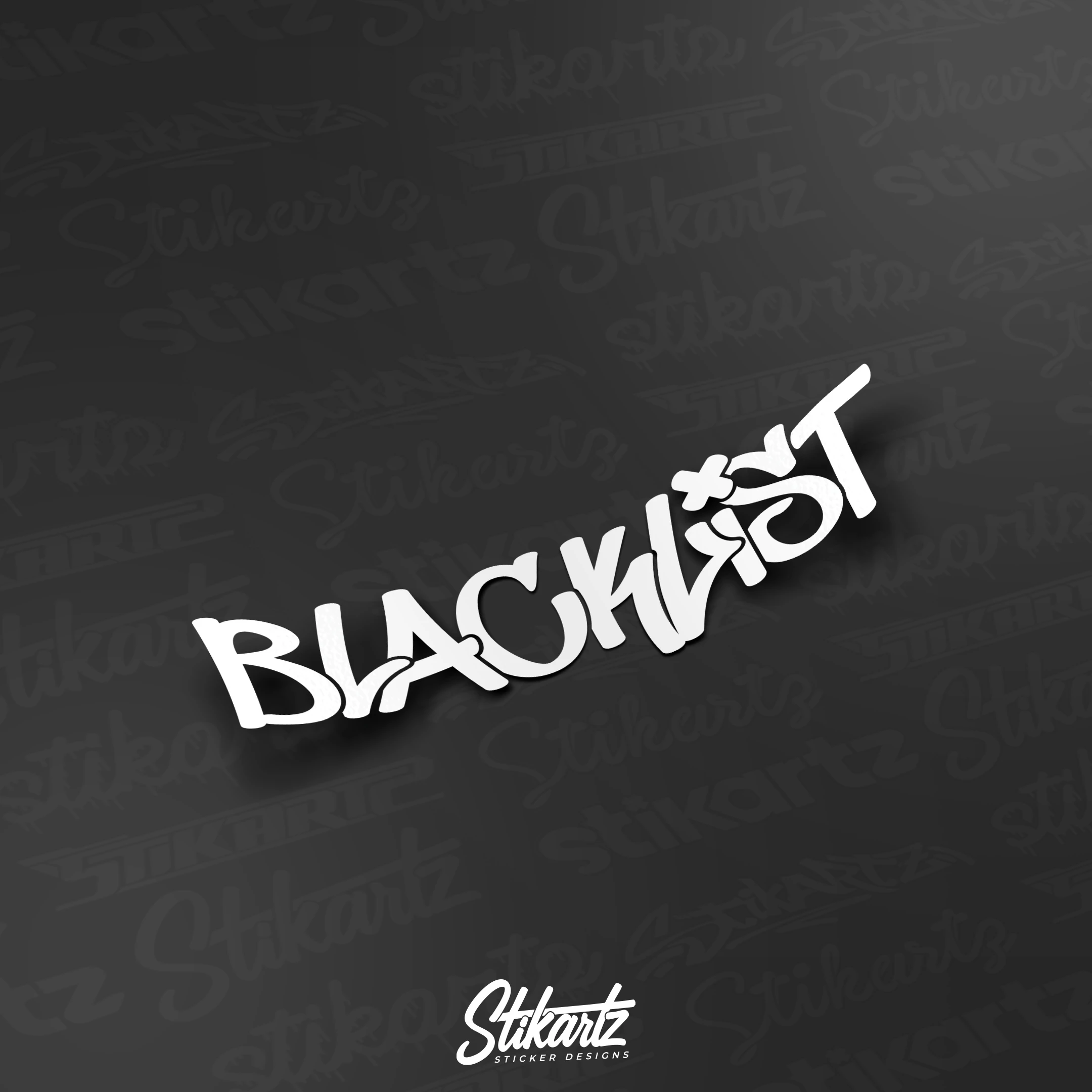 Blacklist Graffiti Sticker