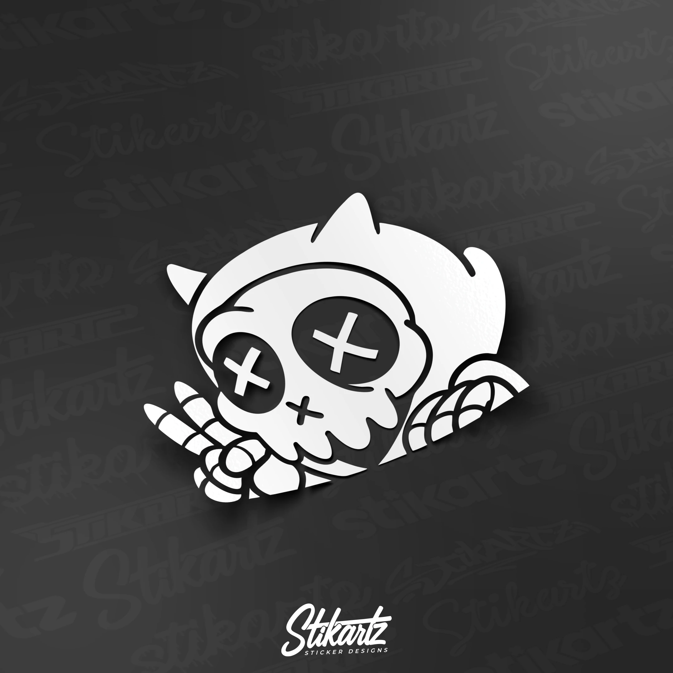 Peace Skull Sticker