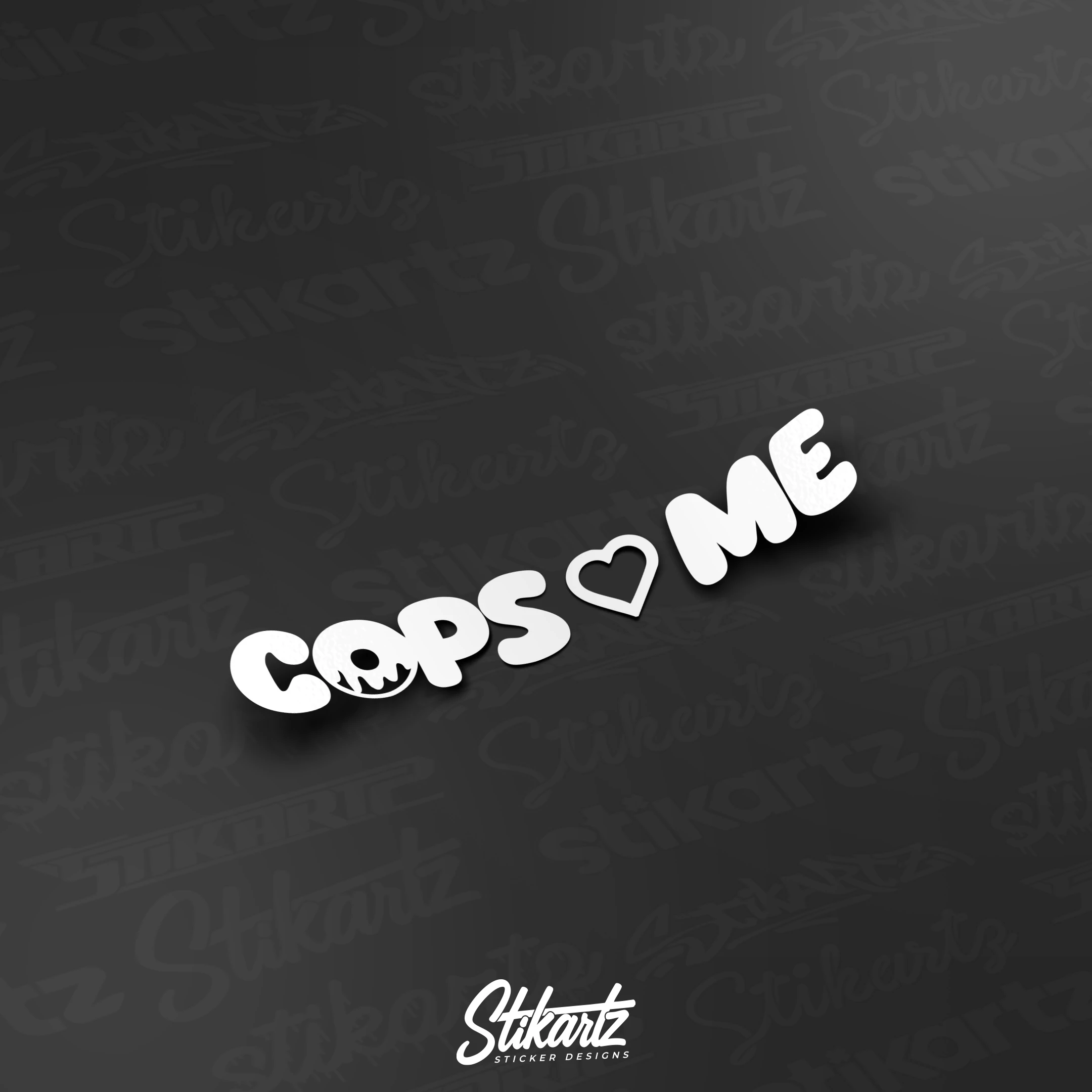 Cops Love Me Sticker