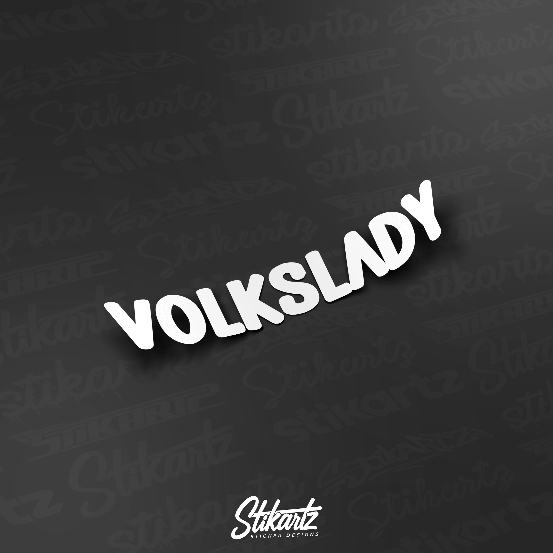 Volkswagen | Volkslady v2 Sticker