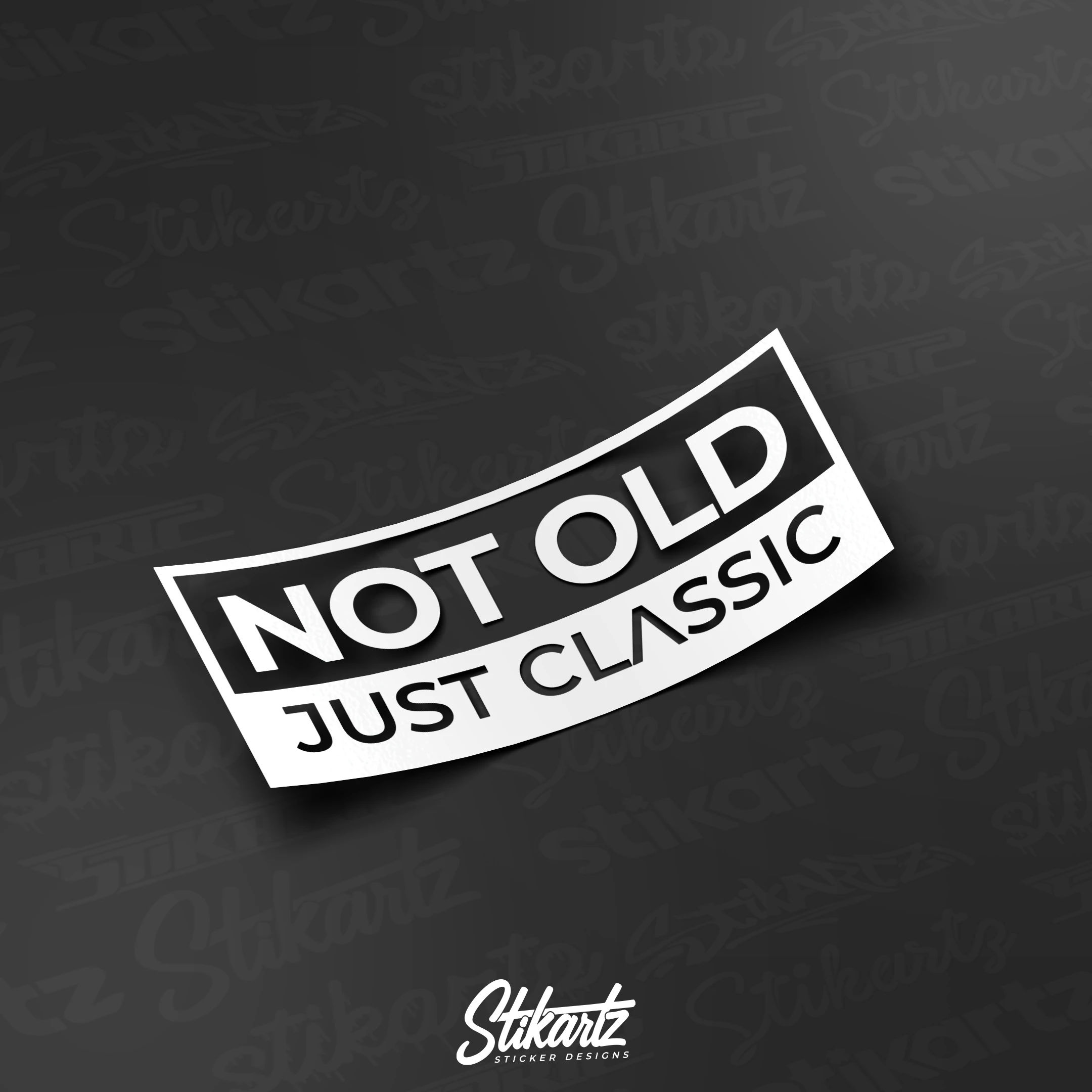 Not Old Just Classic Sticker