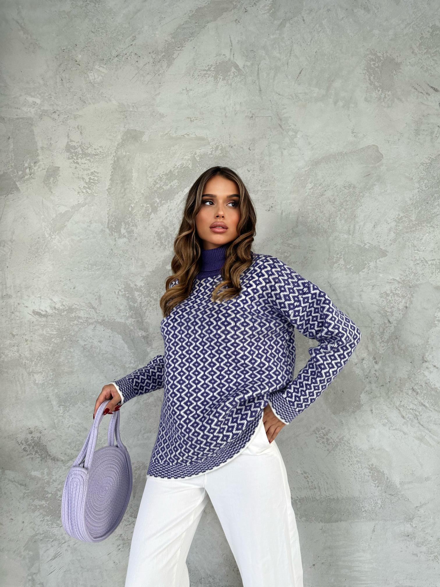 DAMA DESEN İPEK KAZAK