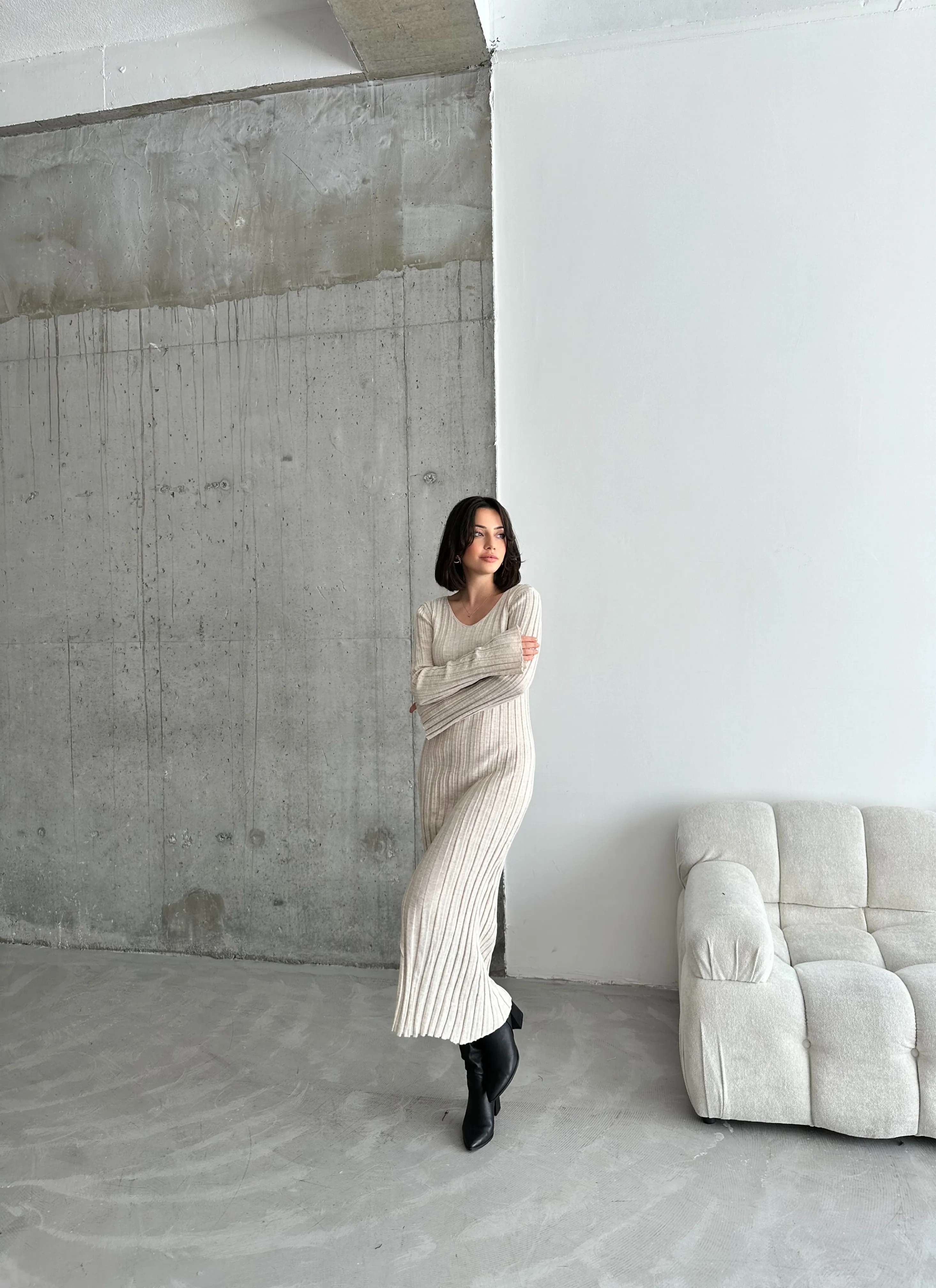 BAYILAN FİTİLLİ ELBİSE