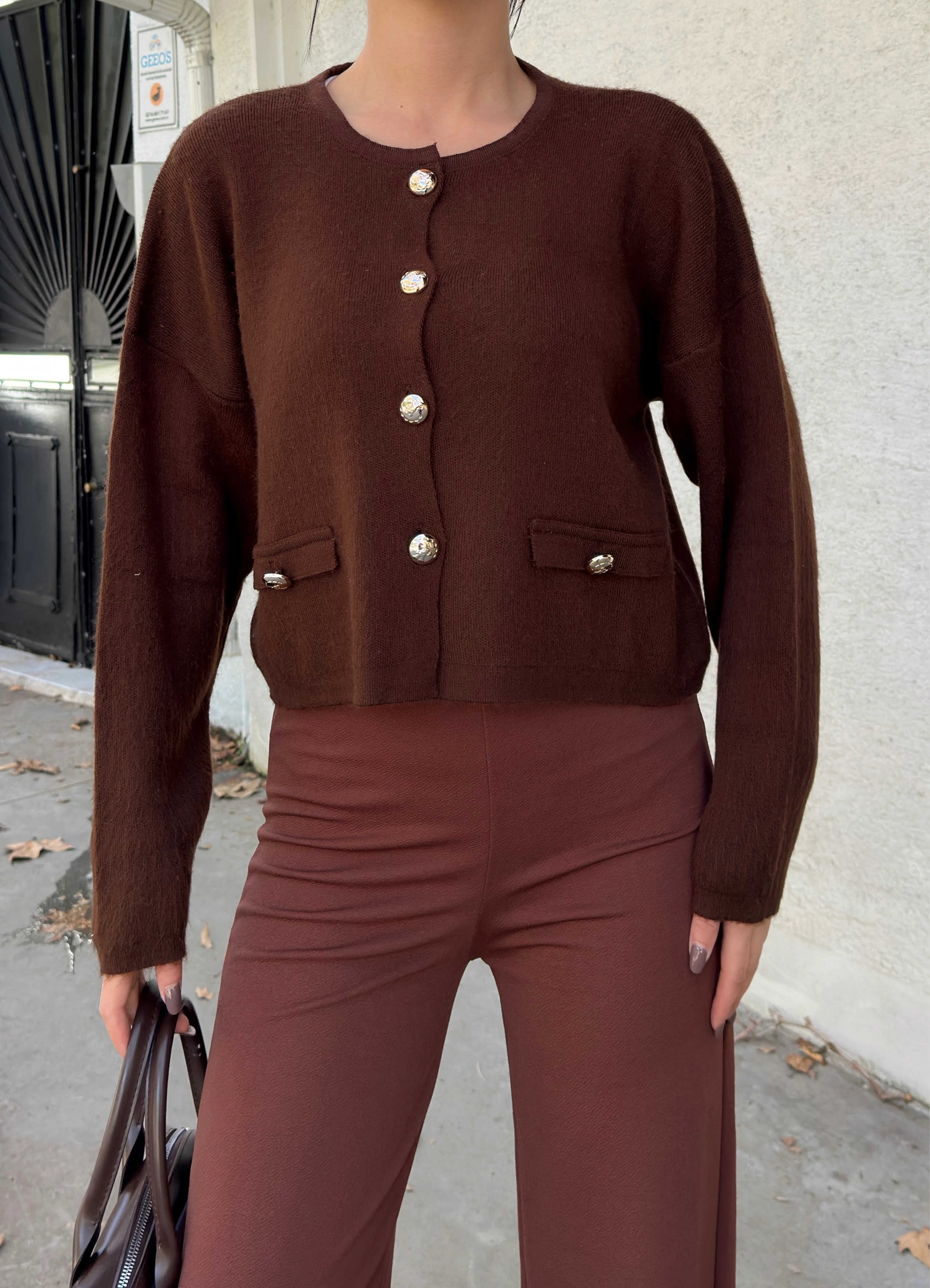 BUYUK DUGMELI HIRKA - Kahve