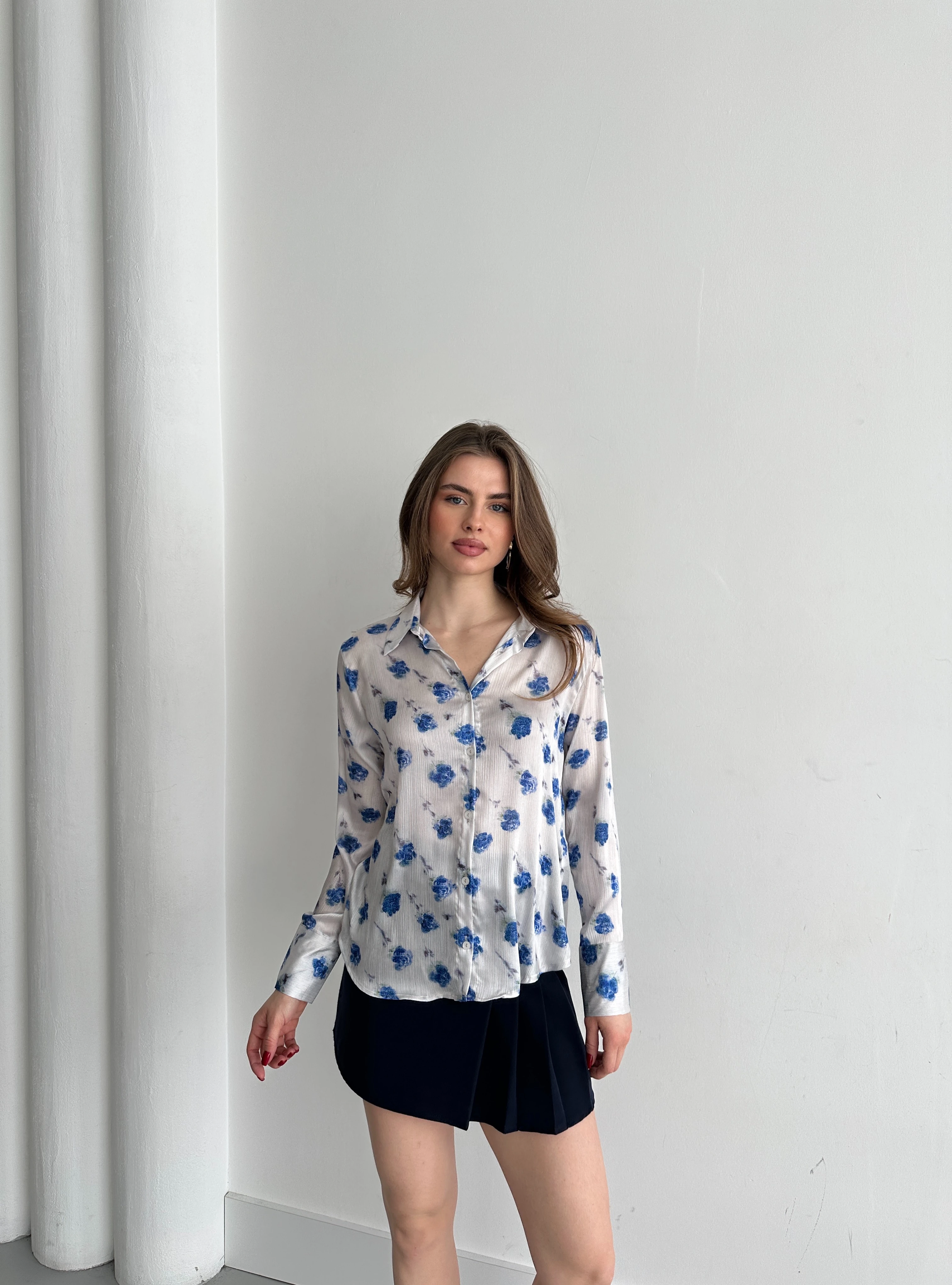 KASIM PATI DESEN GÖMLEK