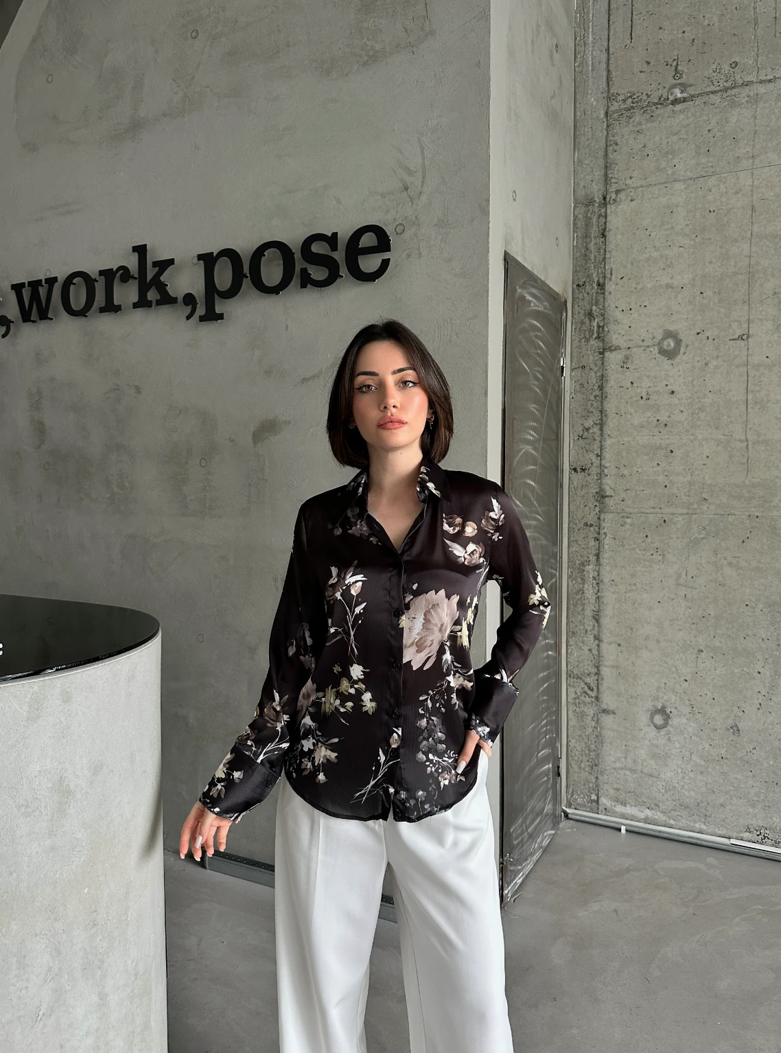 NİLÜFER DESEN GÖMLEK