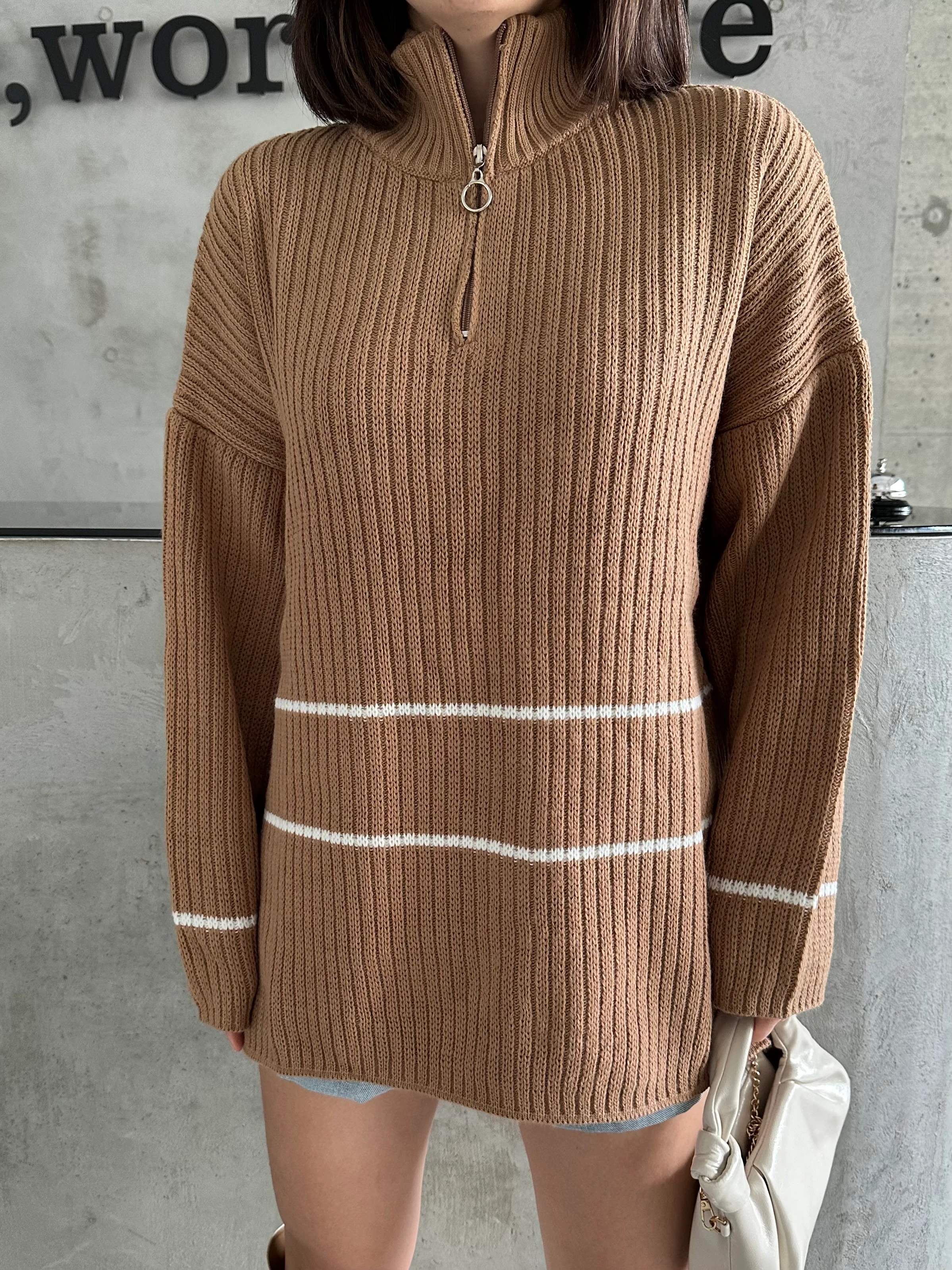 YIRTMAÇLI FERMUARLI KAZAK