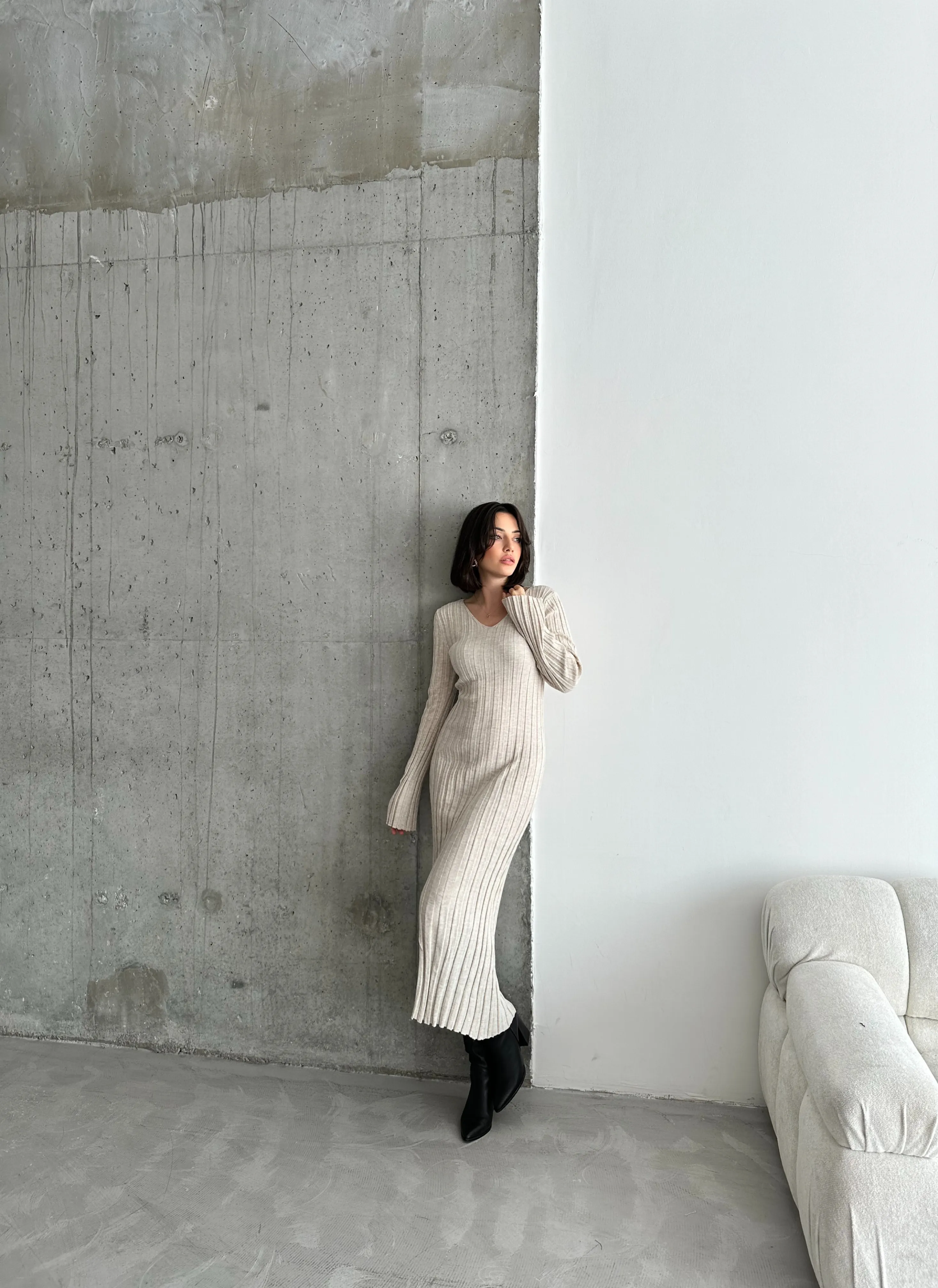 BAYILAN FİTİLLİ ELBİSE