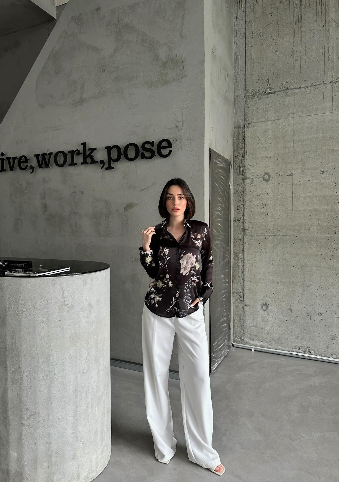 NİLÜFER DESEN GÖMLEK