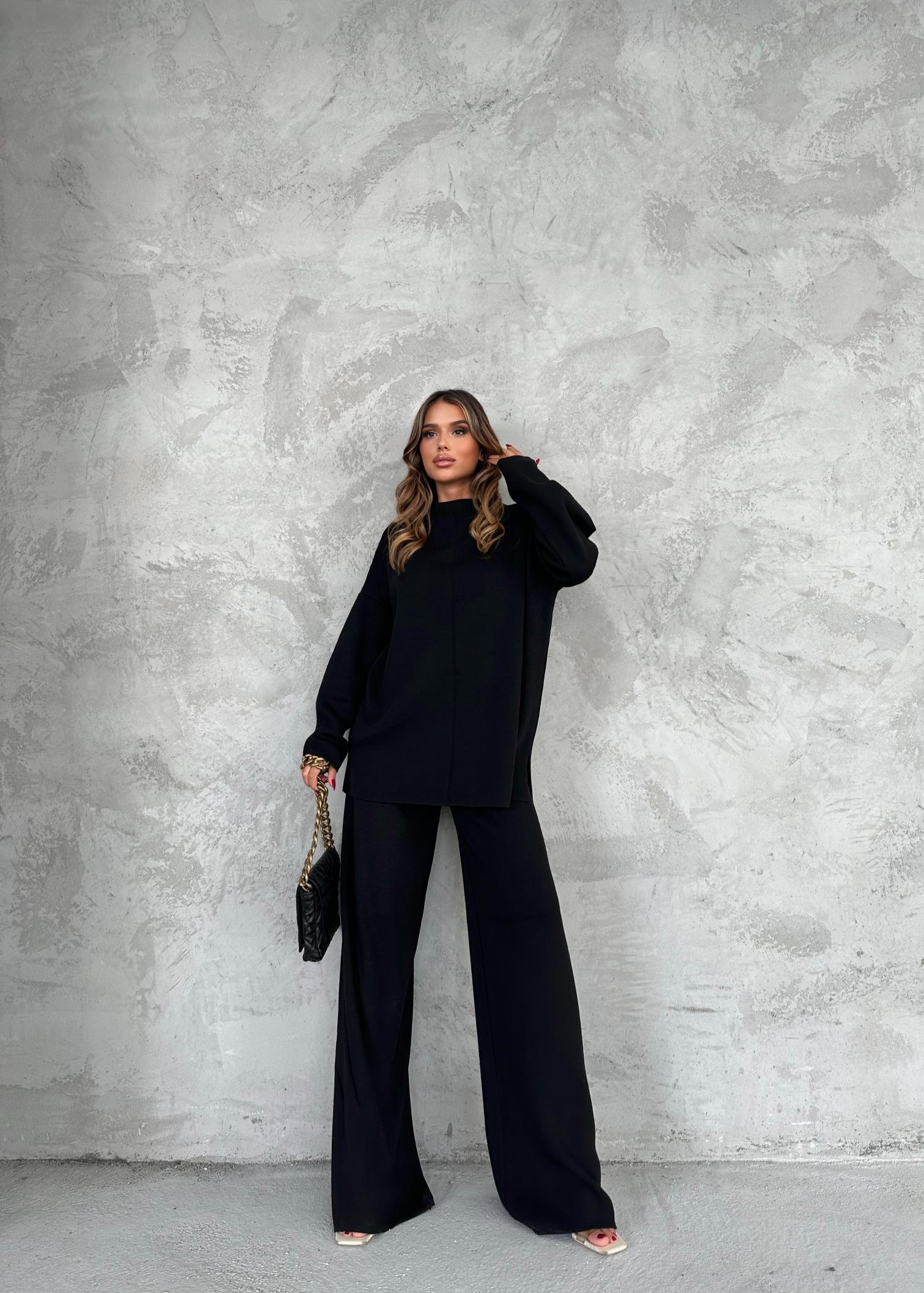 Sade İnterlok Takım - Siyah