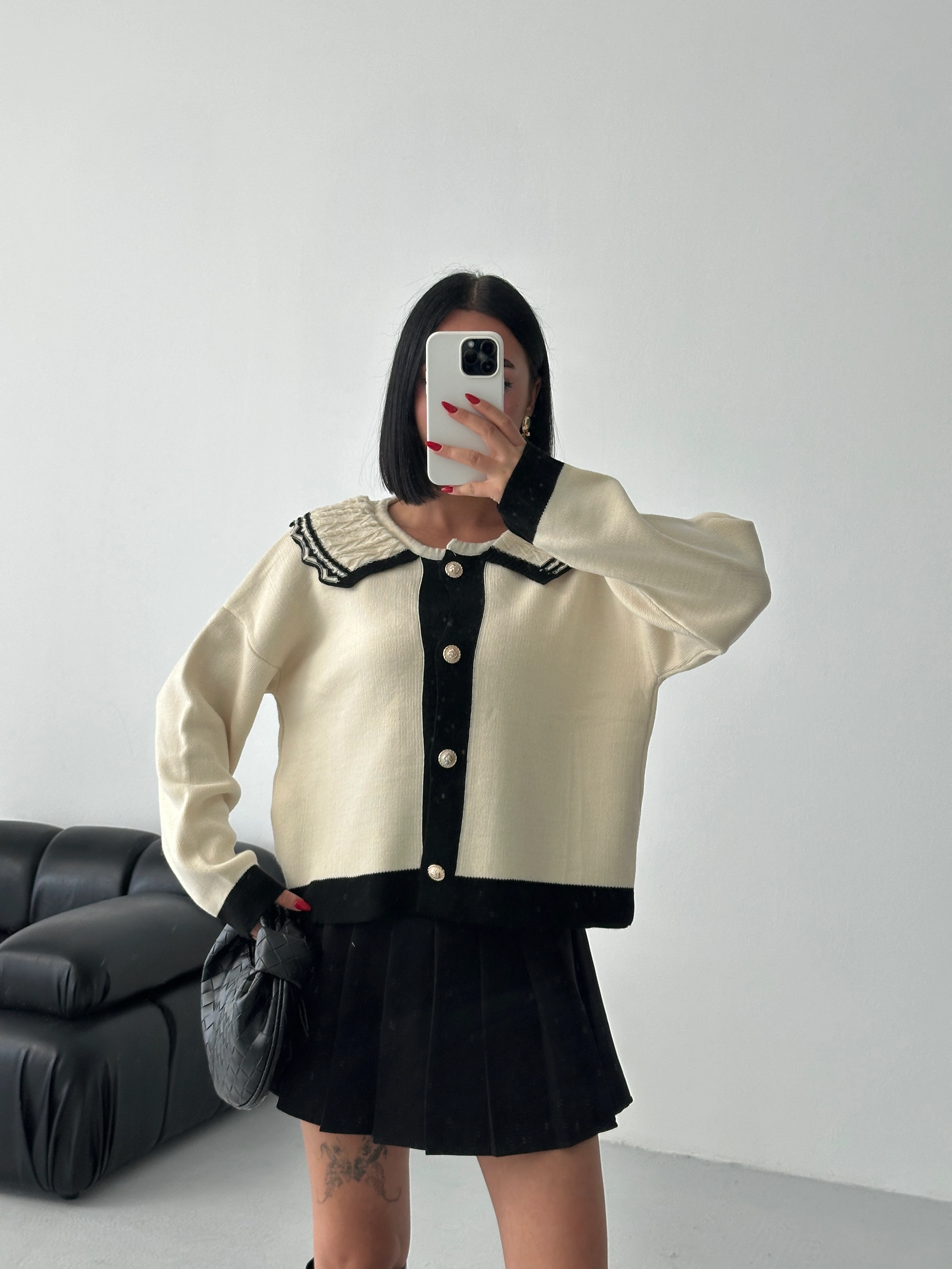 ÖNLÜK YAKA KAZAK - Ten