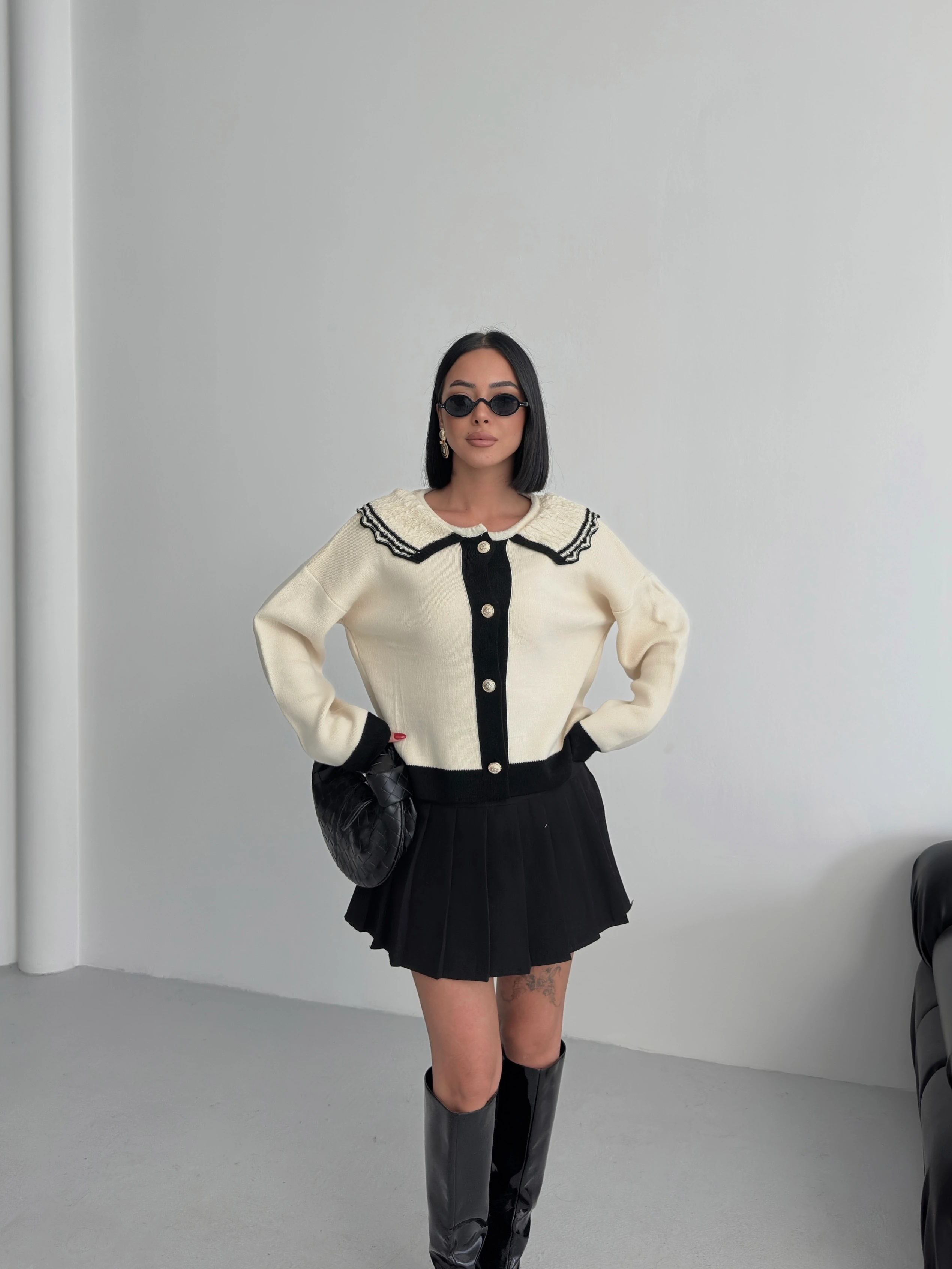 ÖNLÜK YAKA KAZAK - Ten