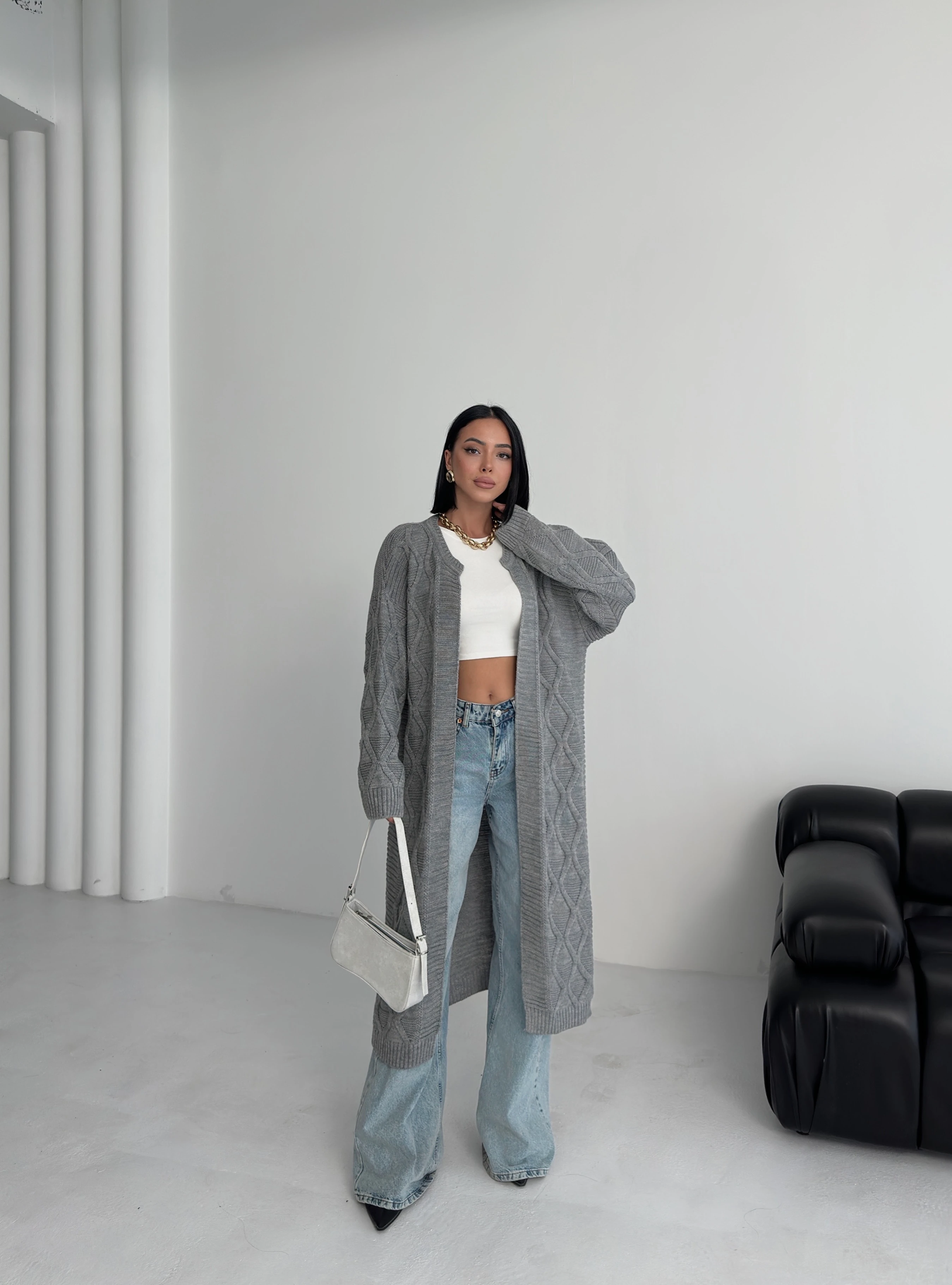 ZİNCİR DESEN HIRKA