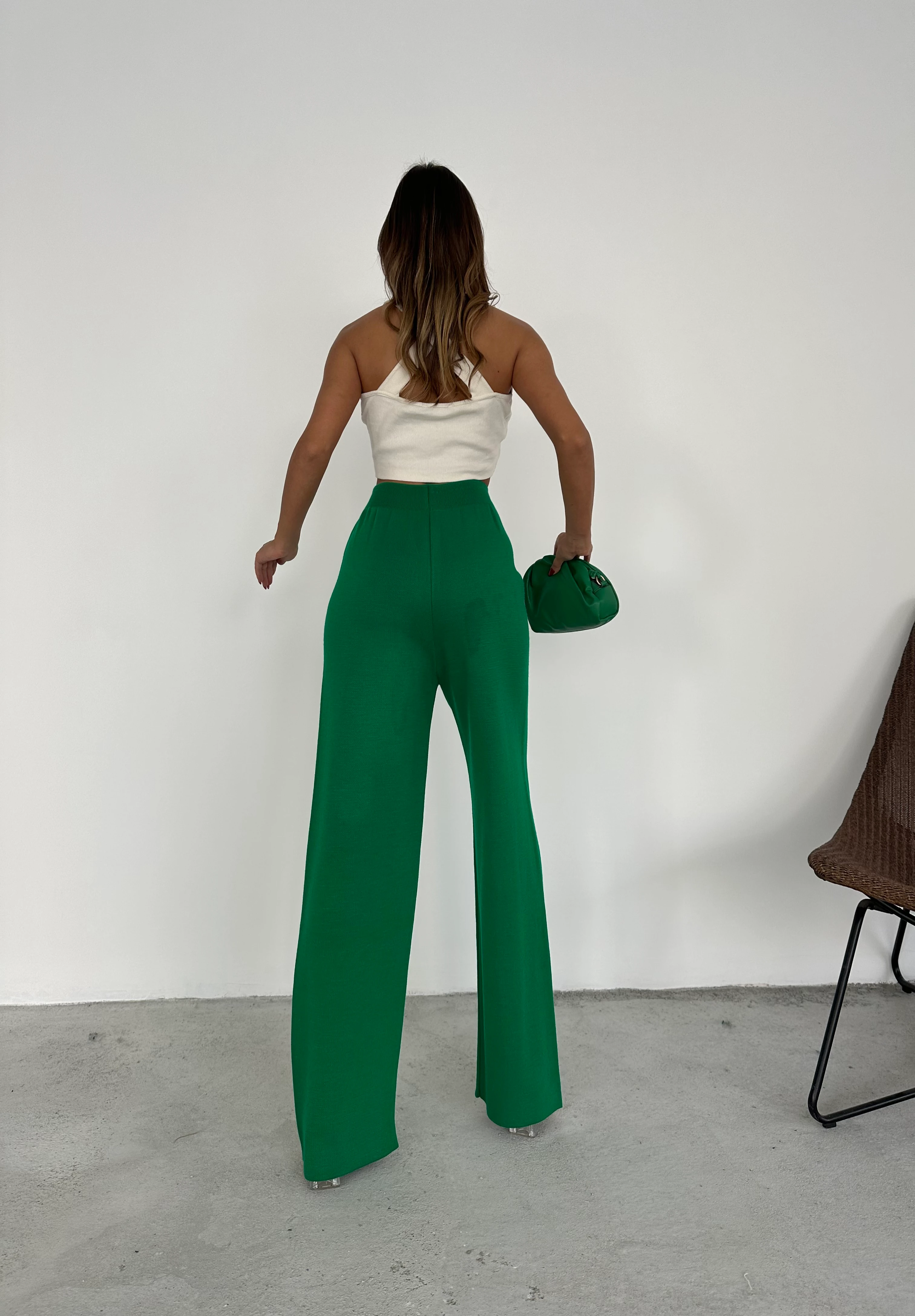 THREADLESS PLAIN BASIC PANTS - Benetton