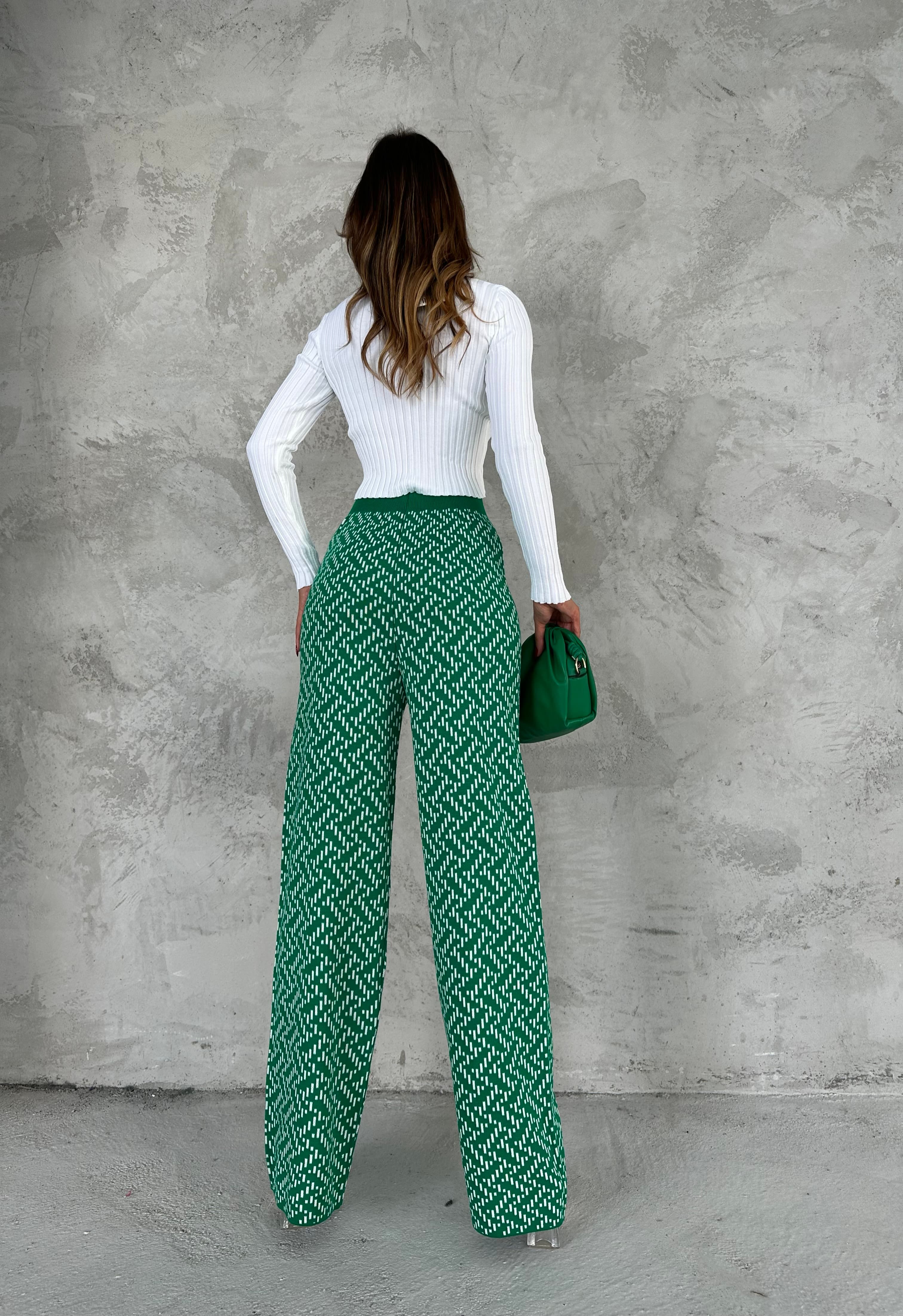 PETEK DESEN PANTOLON - Benetton