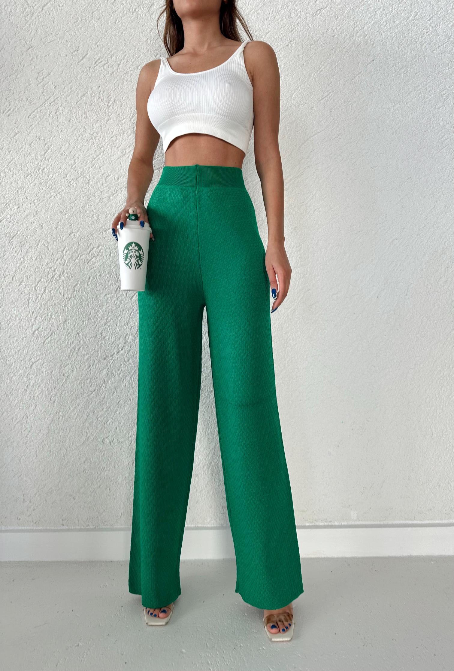 DESEN DETAYLI PANTOLON