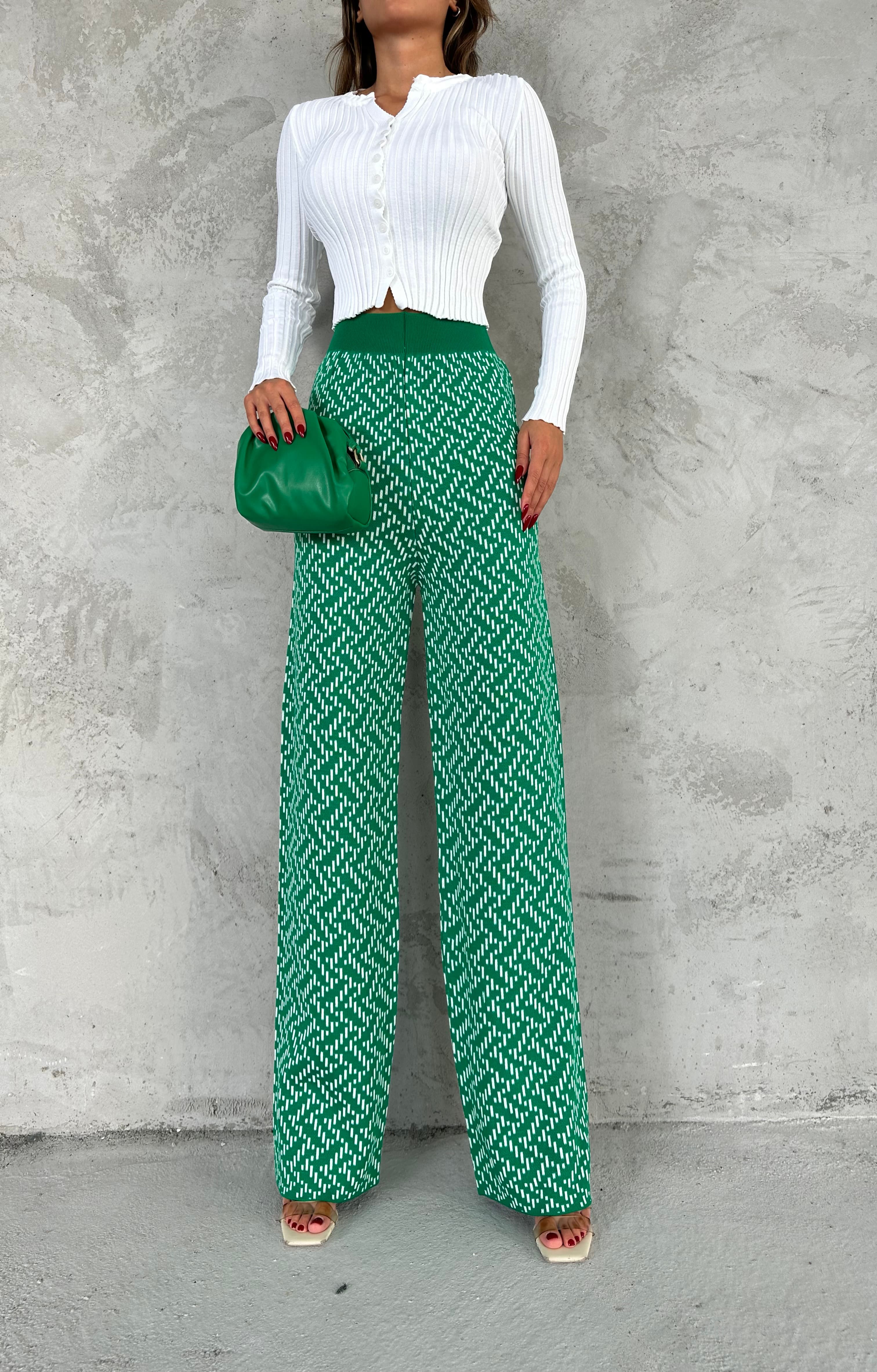 PETEK DESEN PANTOLON - Benetton