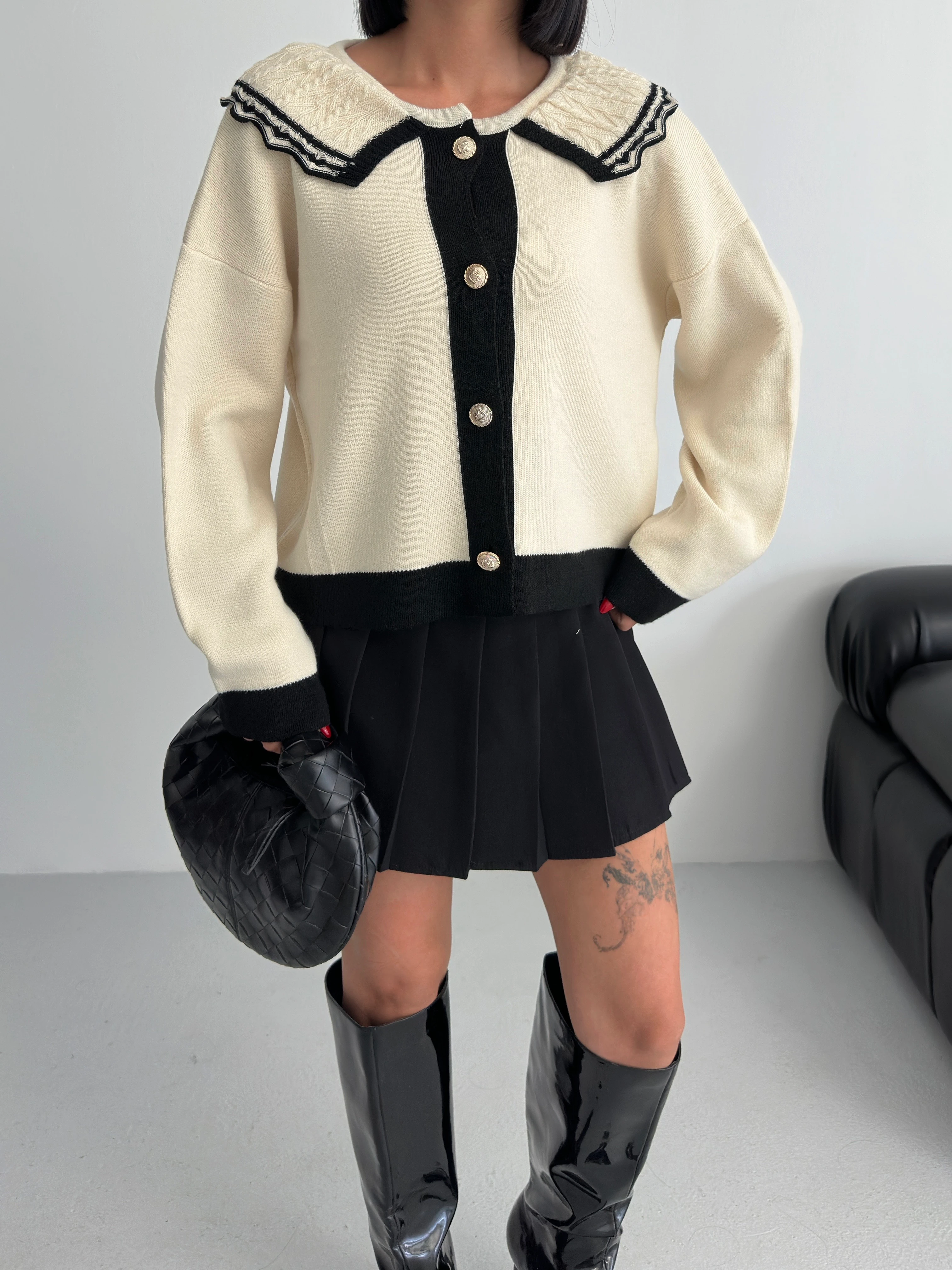 ÖNLÜK YAKA KAZAK - Ten