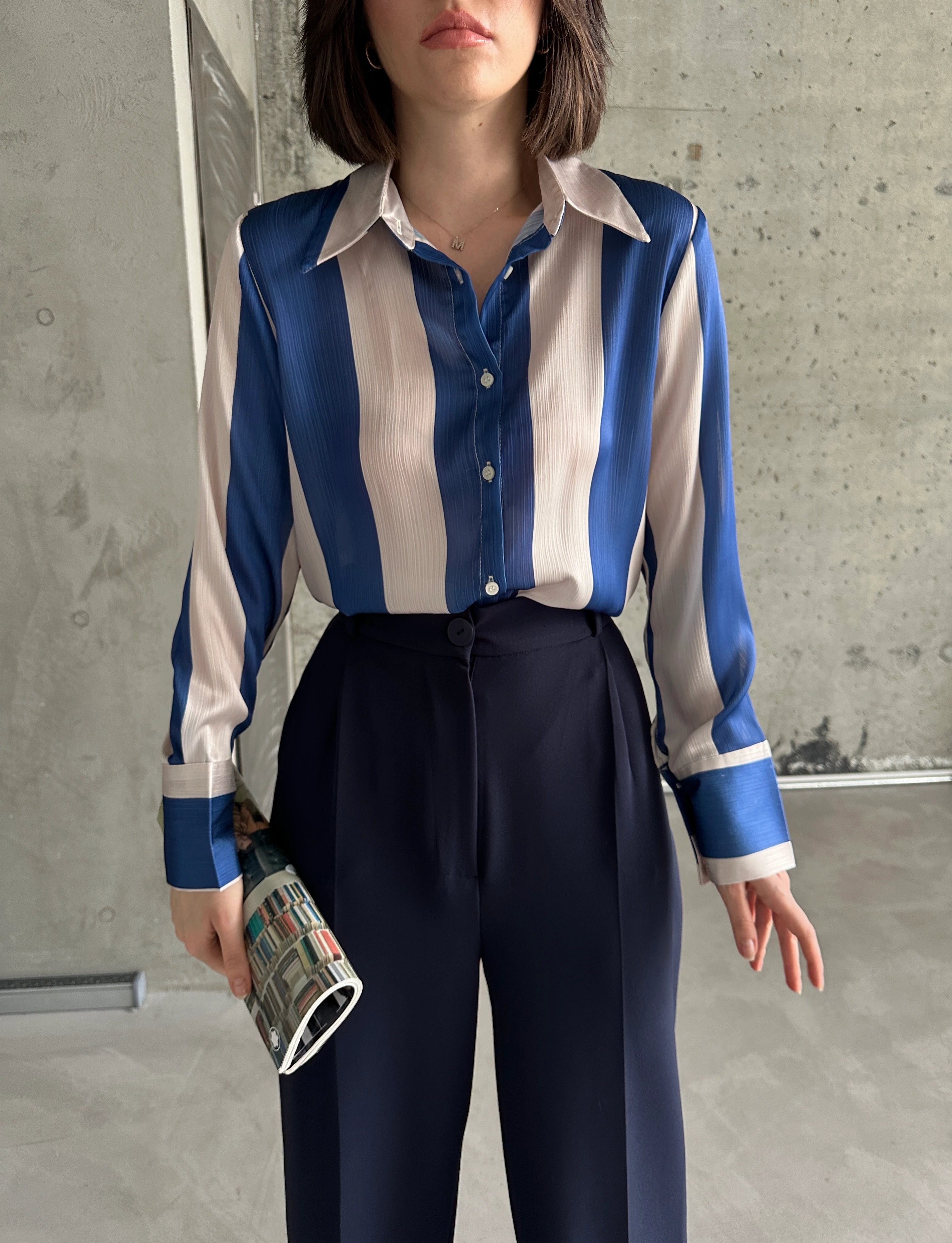 ŞERİT DESEN GÖMLEK