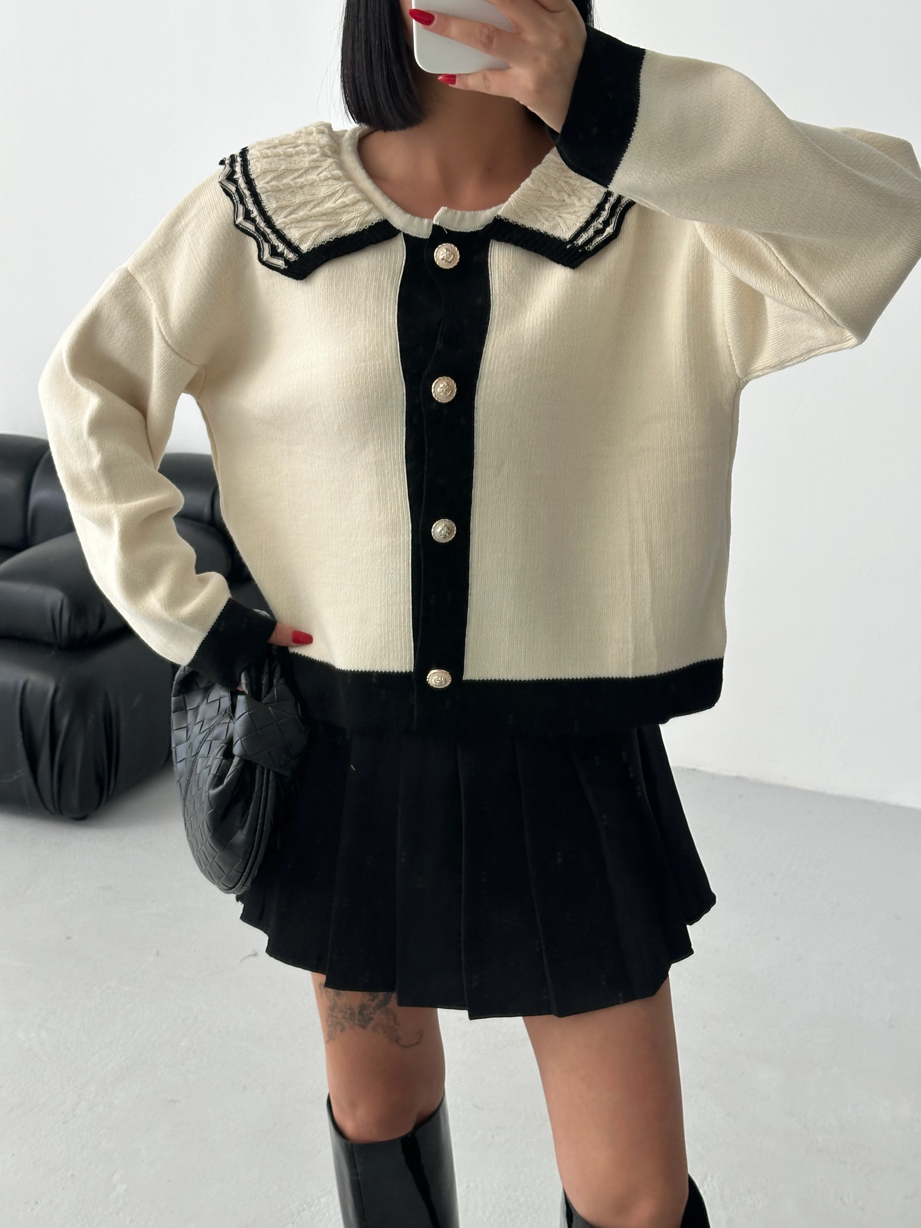 ÖNLÜK YAKA KAZAK - Ten