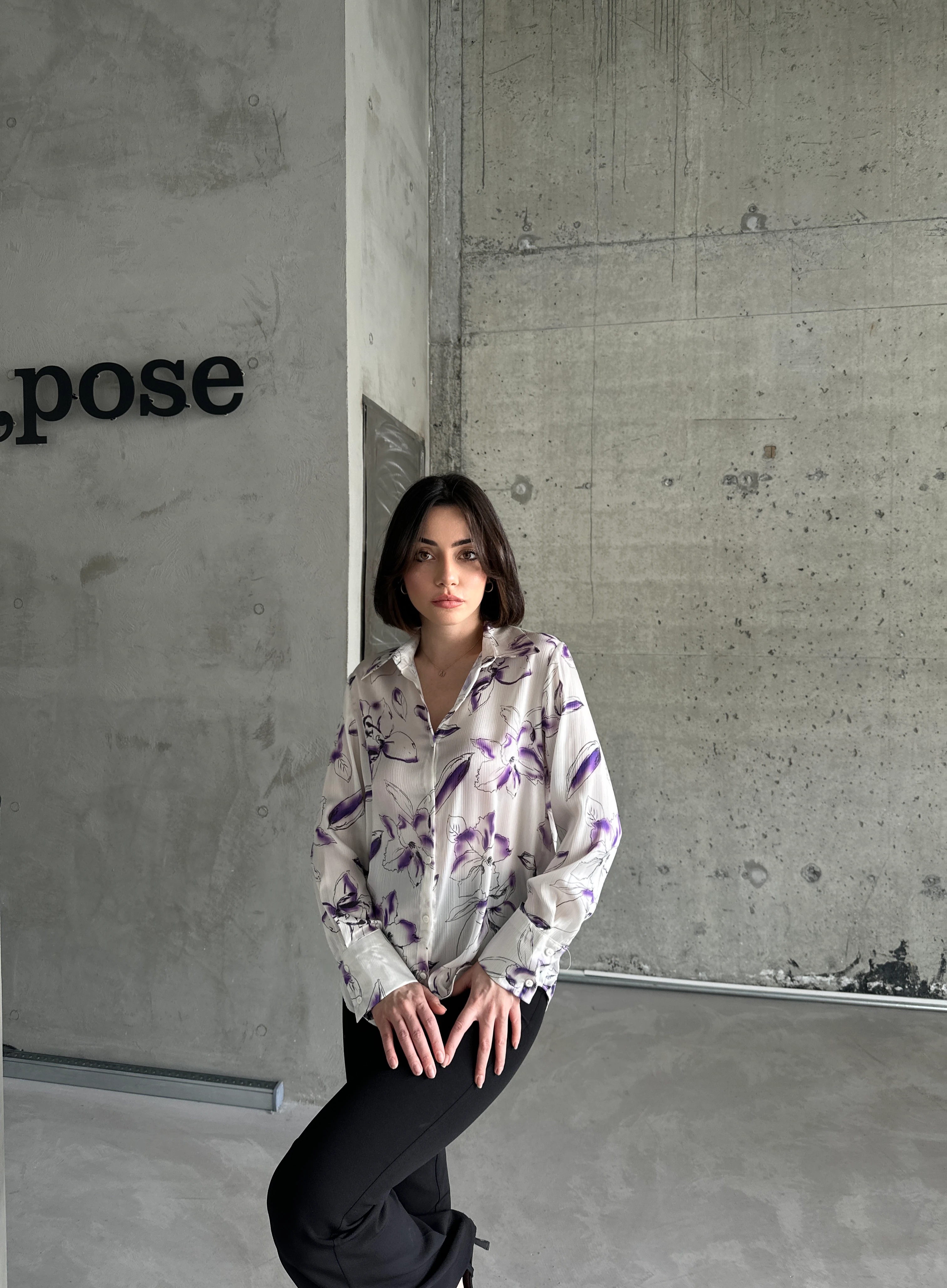 İLKBAHAR DESEN GÖMLEK