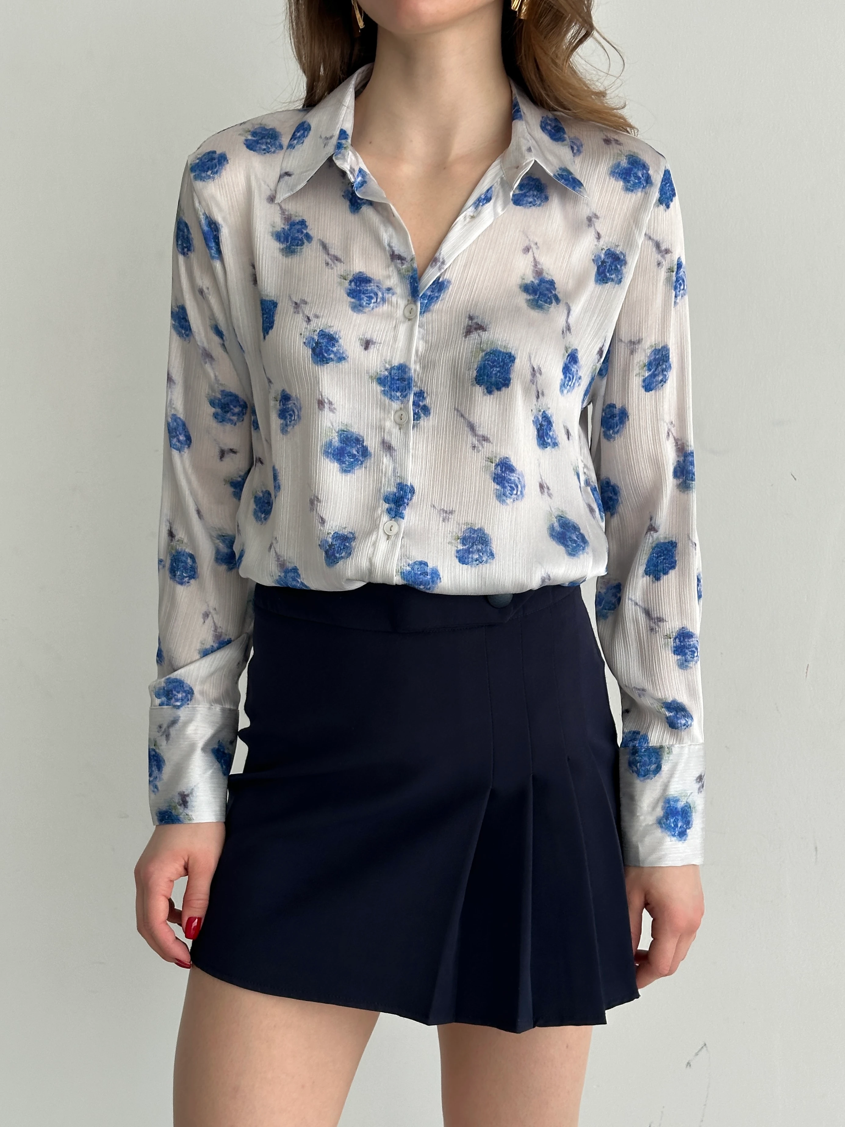 KASIM PATI DESEN GÖMLEK