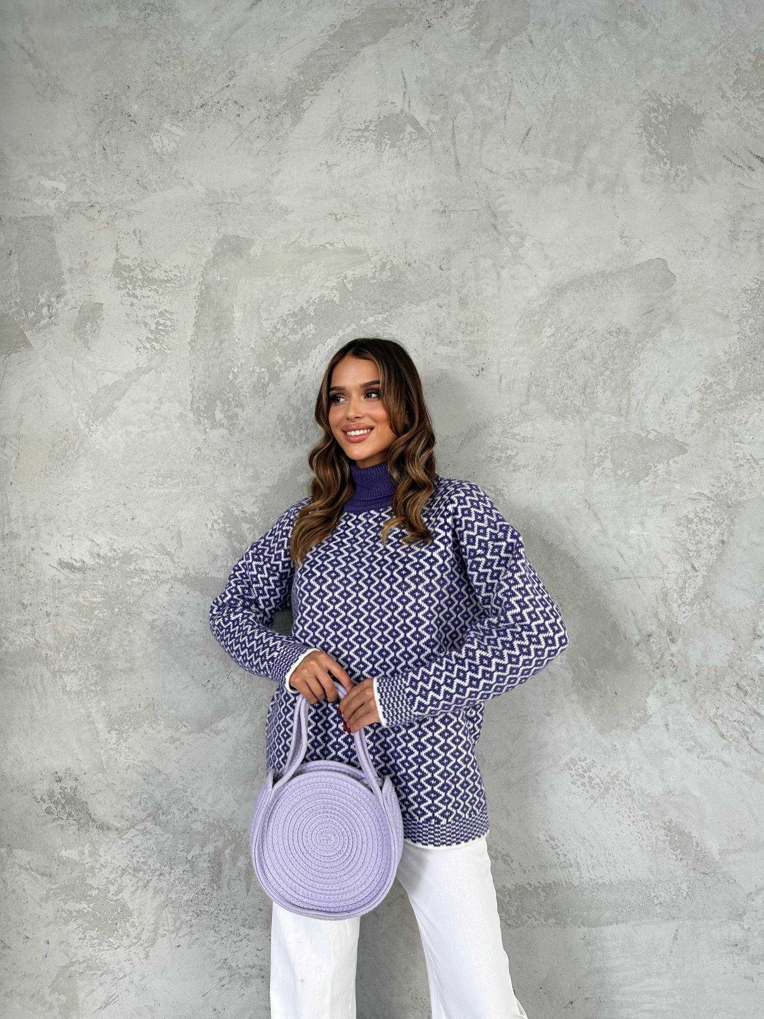 DAMA DESEN İPEK KAZAK